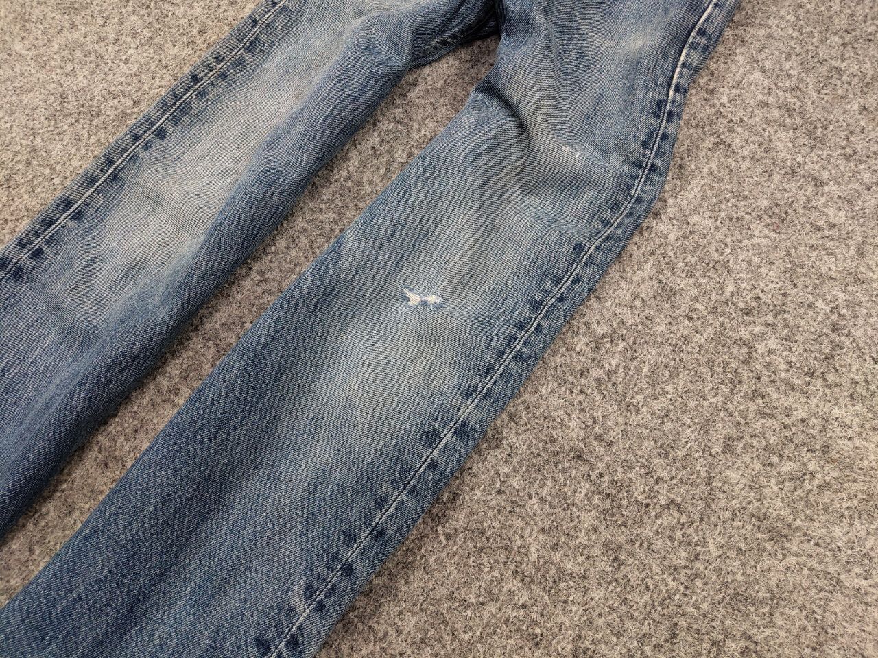 Levi's Vintage 90's Levis 501 Distressed Blue Faded Denim Jeans Size US 28 / EU 44 - 5 Thumbnail