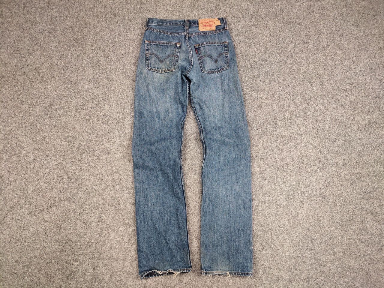 Levi's Vintage 90's Levis 501 Distressed Blue Faded Denim Jeans Size US 28 / EU 44 - 15 Thumbnail