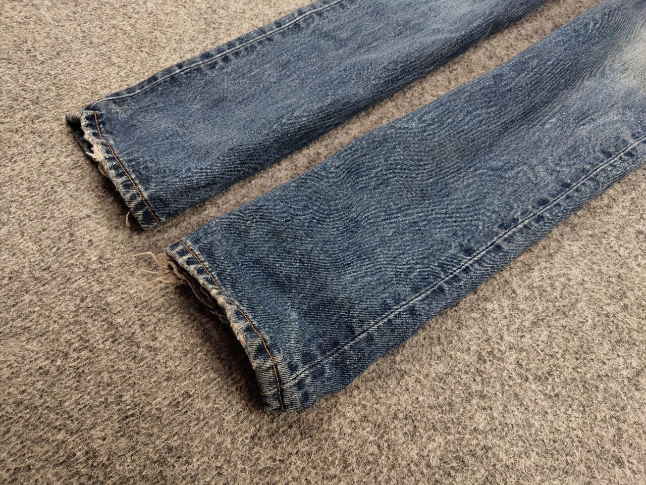 Levi's Vintage 90's Levis 501 Distressed Blue Faded Denim Jeans Size US 28 / EU 44 - 6 Thumbnail