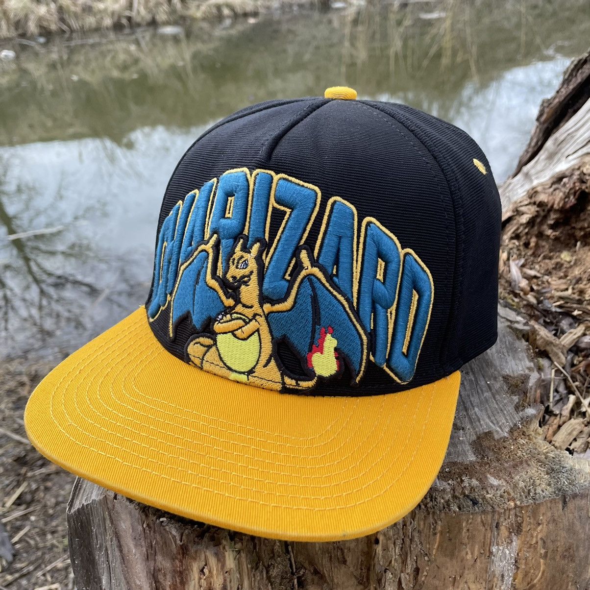 Pokemon × Vintage Vintage Pokémon Cap Hat Snapback Charizard 00s Streetwear Size ONE SIZE - 2 Thumbnail