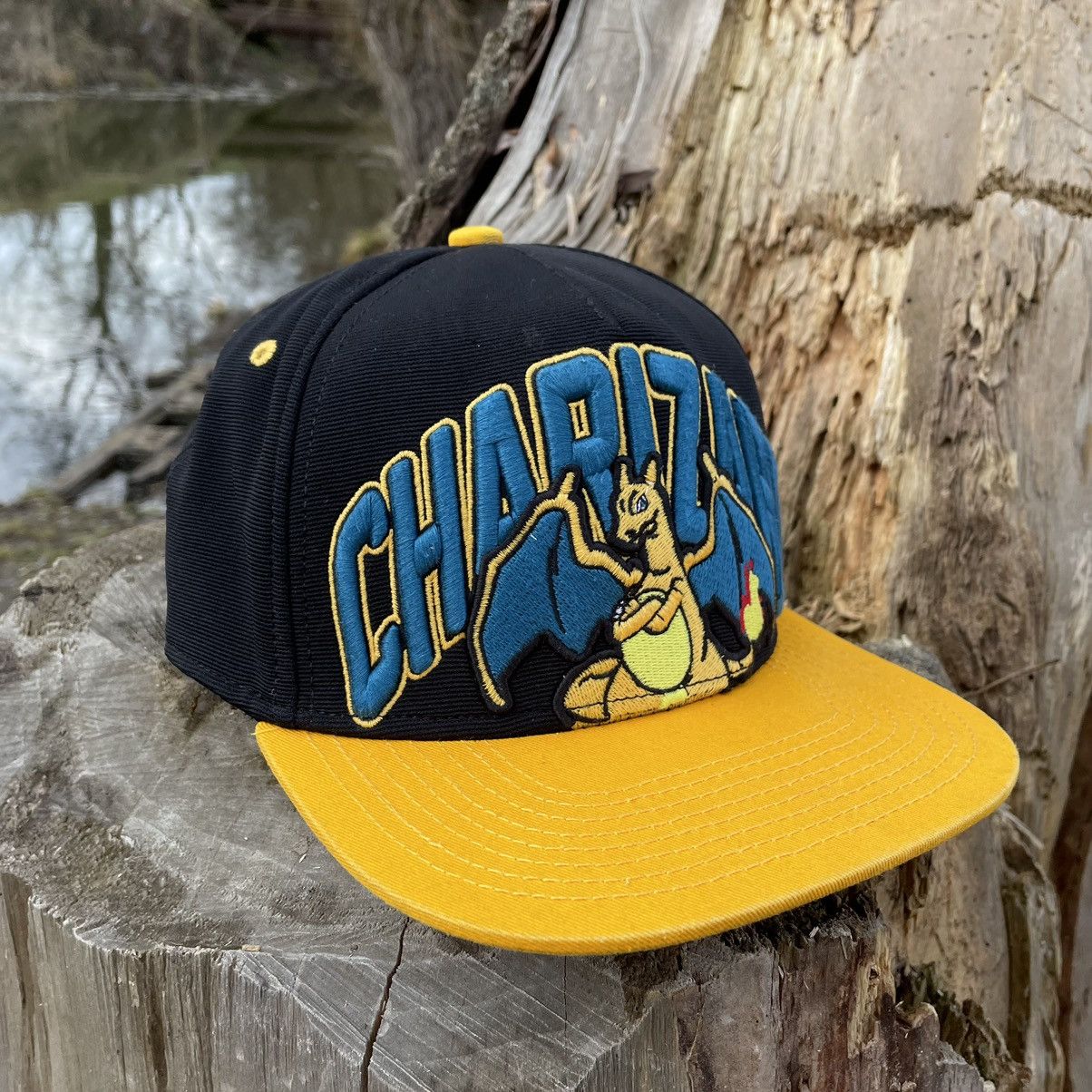 Pokemon × Vintage Vintage Pokémon Cap Hat Snapback Charizard 00s Streetwear Size ONE SIZE - 3 Thumbnail