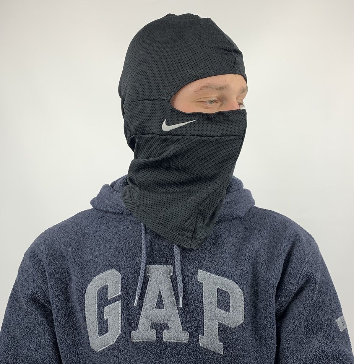 Handmade × Vintage Handmade Upcycled Blaclava Nike Size ONE SIZE - 2 Thumbnail