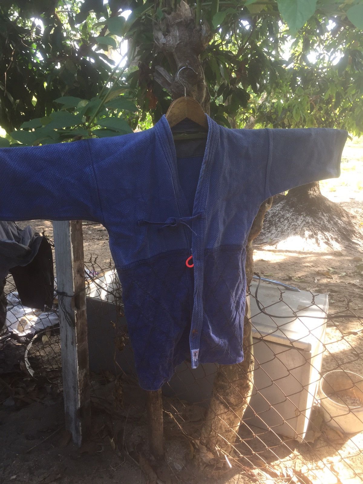 Indigo × Japanese Brand Vintage 60s japanese Traditional kimono indigo cardigan Size US S / EU 44-46 / 1 - 2 Thumbnail
