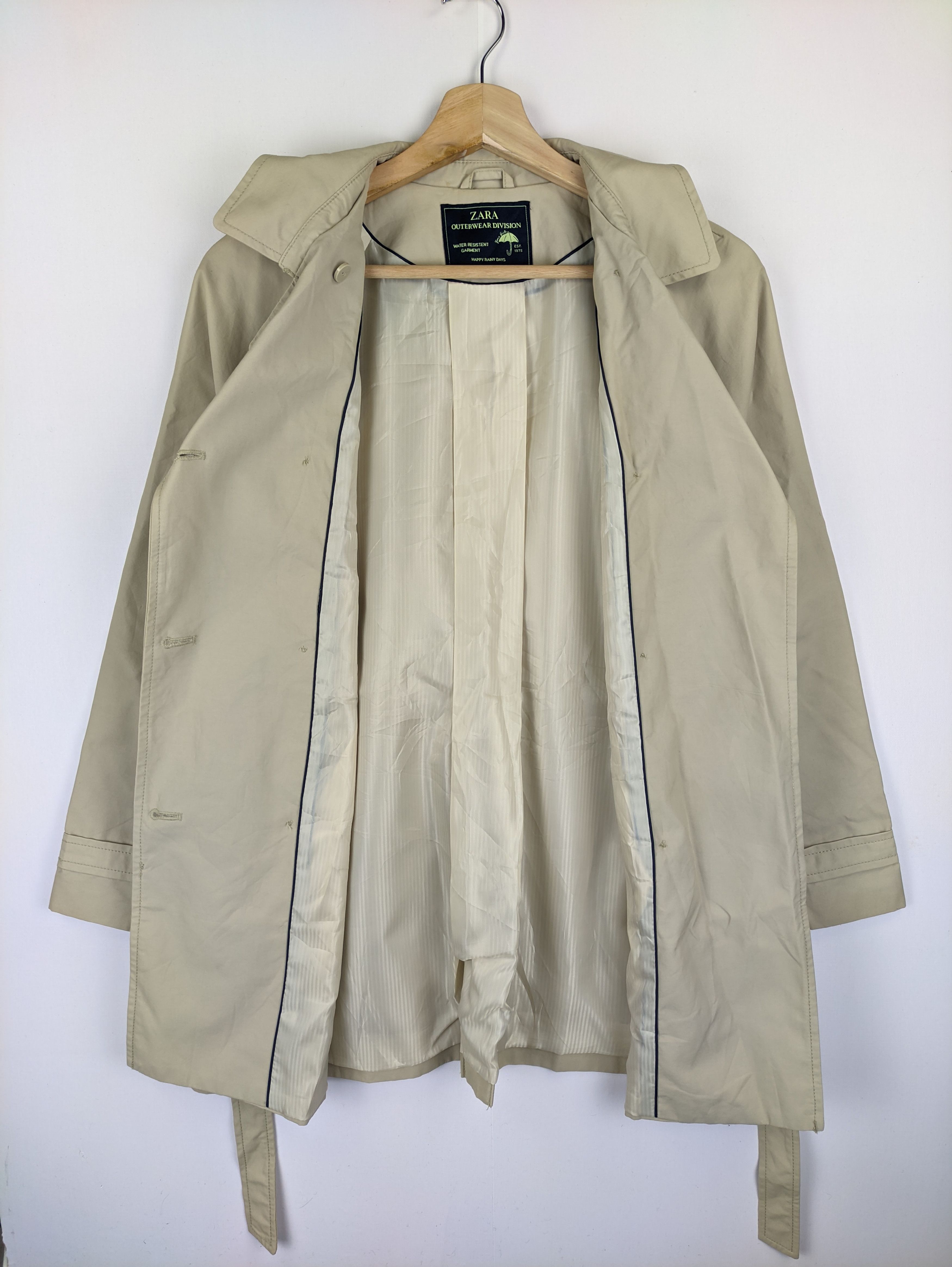 Zara Steals🔥Zara Raincoat Jacket Outwear Division Size S / US 4 / IT 40 - 4 Thumbnail