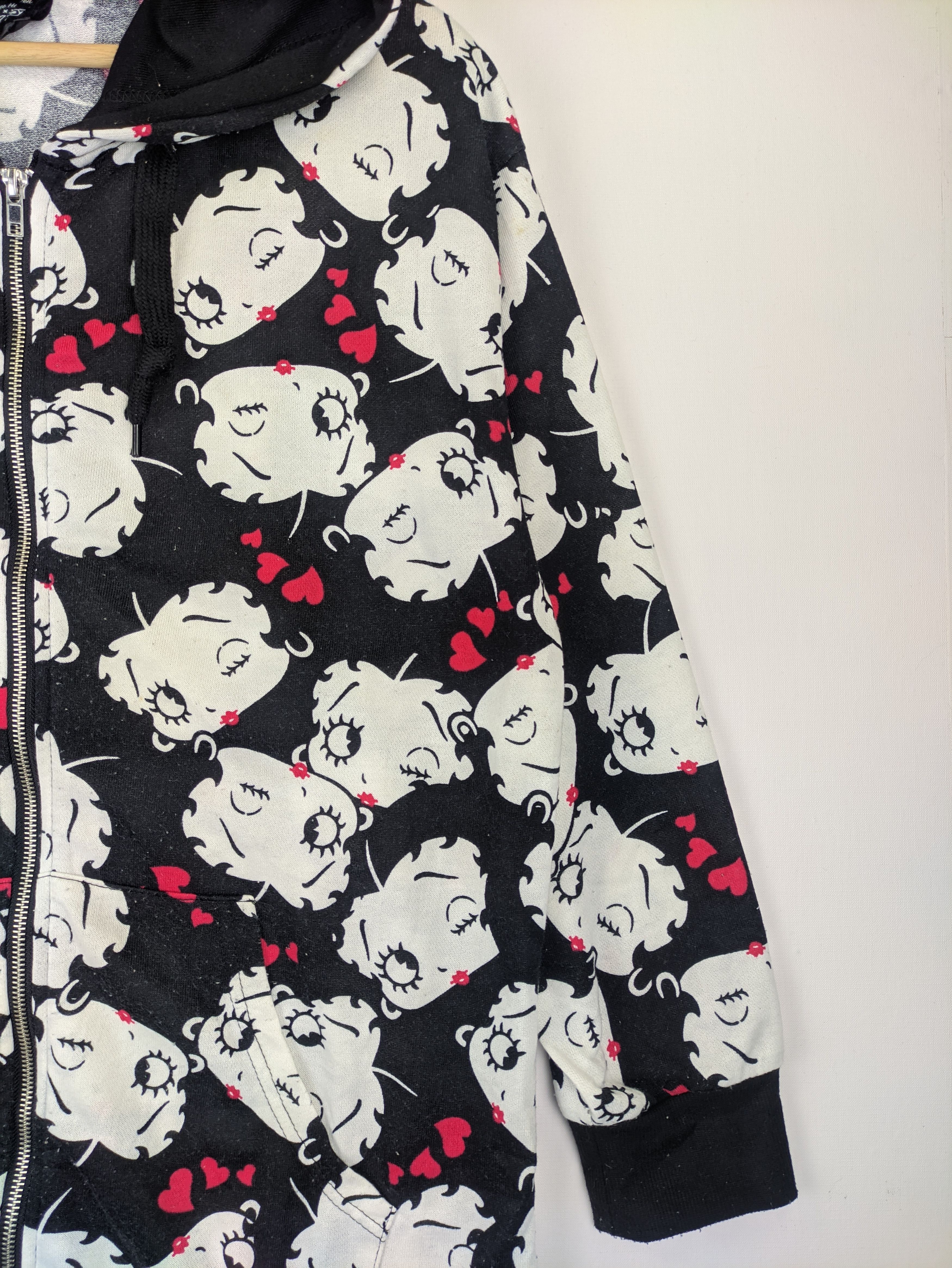Cartoon Network Steals🔥Betty Boop Hoodie Zip Up Fullprint Size L / US 10 / IT 46 - 5 Thumbnail