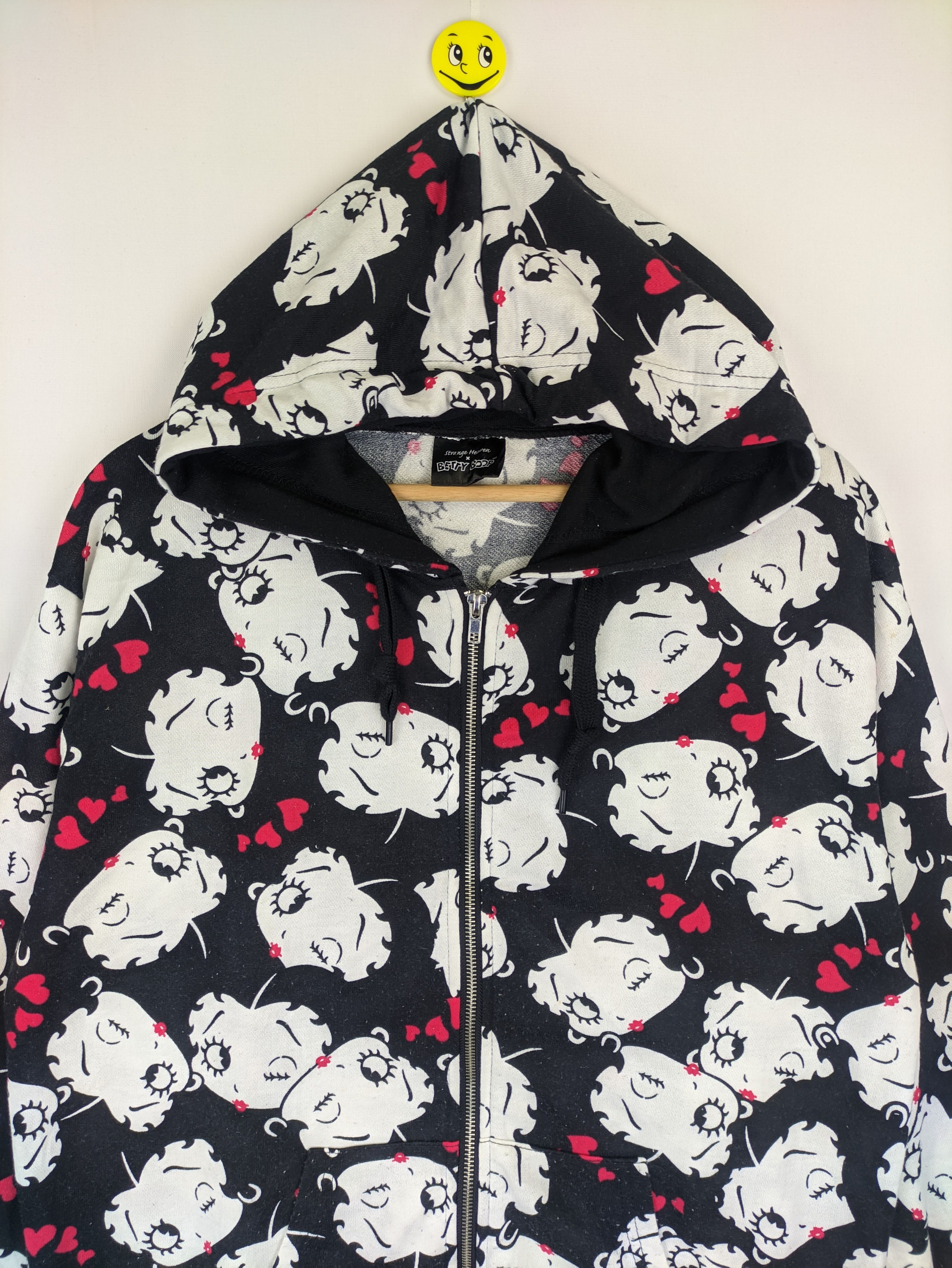 Cartoon Network Steals🔥Betty Boop Hoodie Zip Up Fullprint Size L / US 10 / IT 46 - 6 Thumbnail