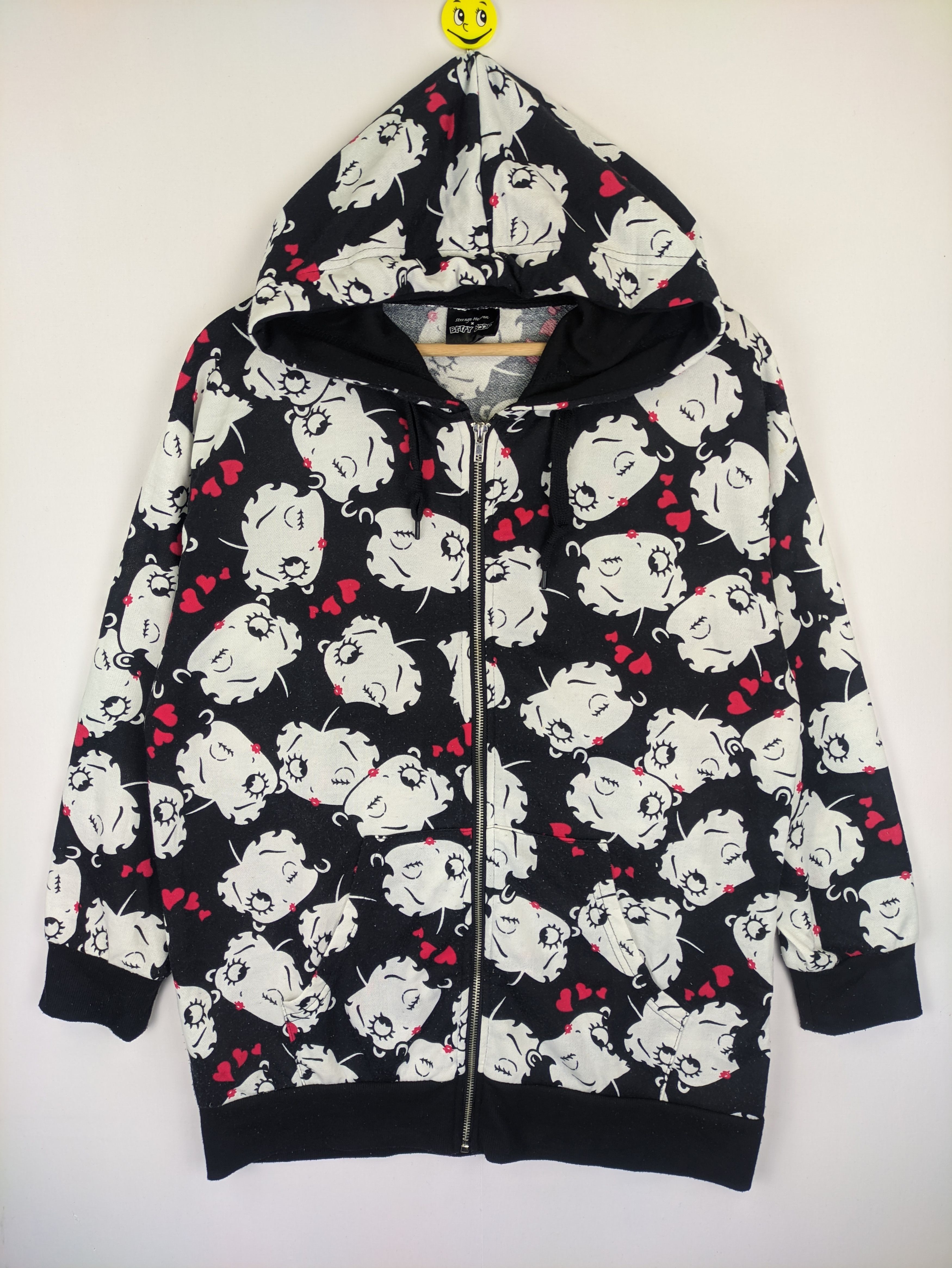 Cartoon Network Steals🔥Betty Boop Hoodie Zip Up Fullprint Size L / US 10 / IT 46 - 1 Thumbnail