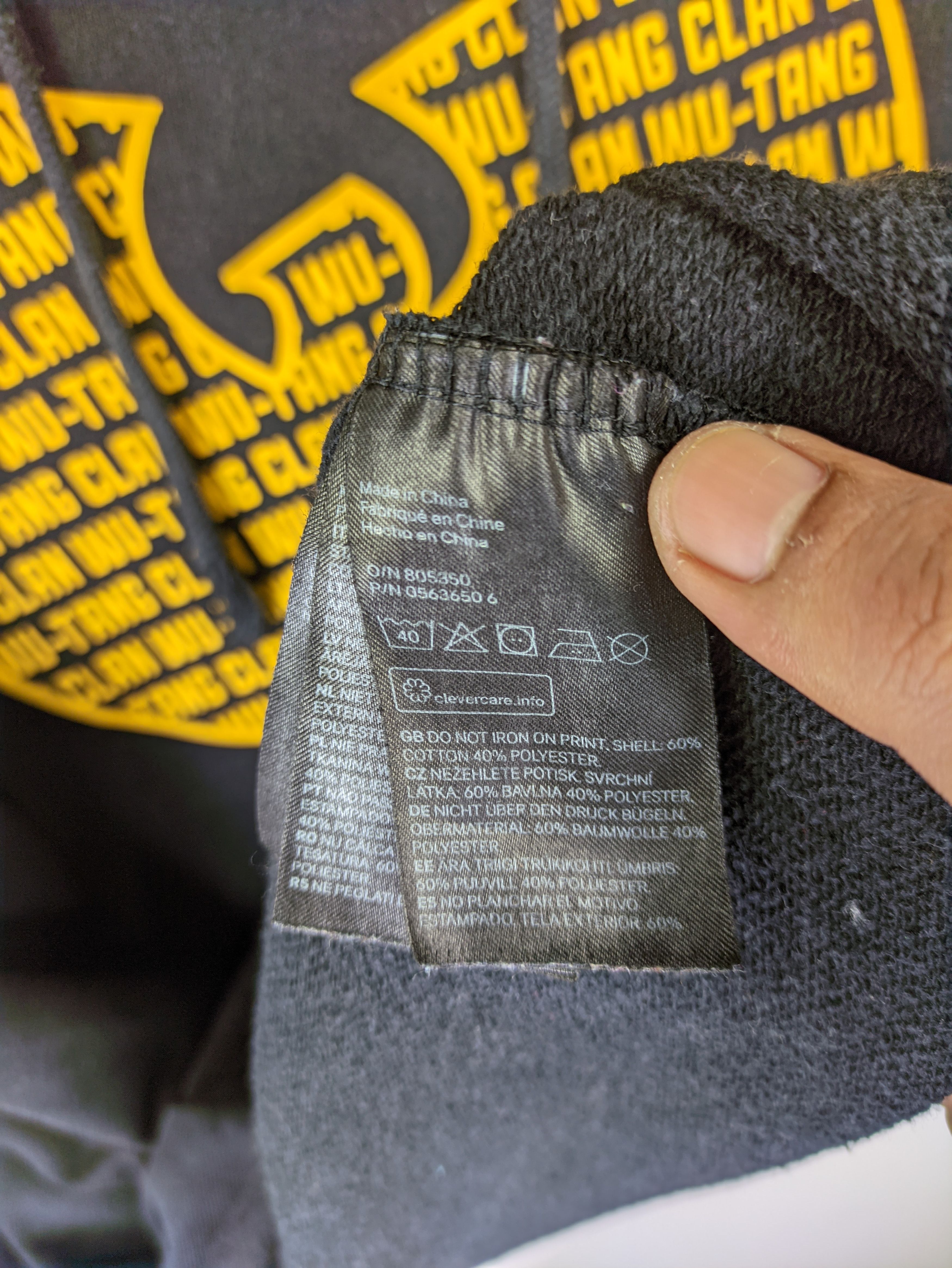 Wu-Tang Clan Steals🔥Hoodie Pullover by Wu Tang Clan Size US M / EU 48-50 / 2 - 4 Thumbnail