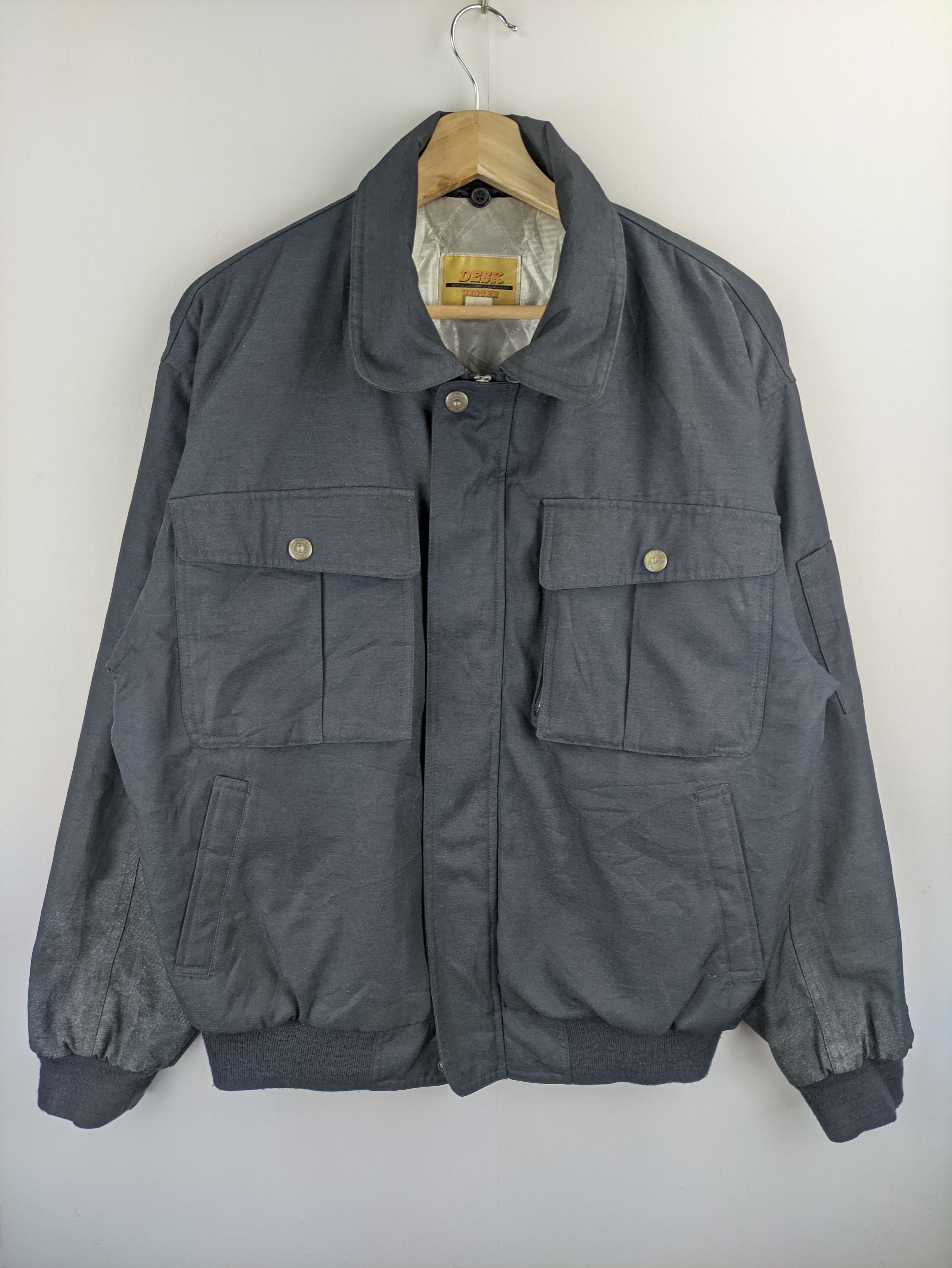 Japanese Brand Steals🔥Vintage Workwear Jacket Winter Jichodo Size US L / EU 52-54 / 3 - 1 Thumbnail