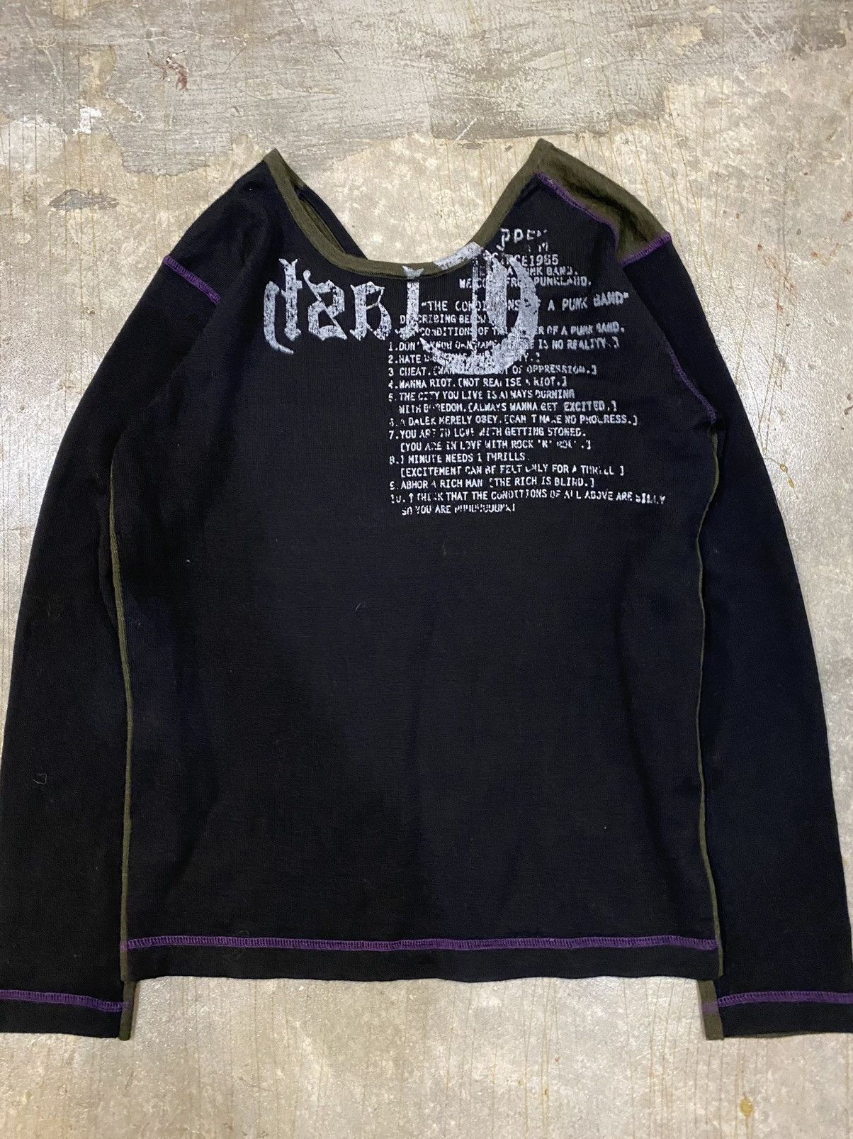 PPFM Anarchy poem wool blend Size US M / EU 48-50 / 2 - 3 Thumbnail