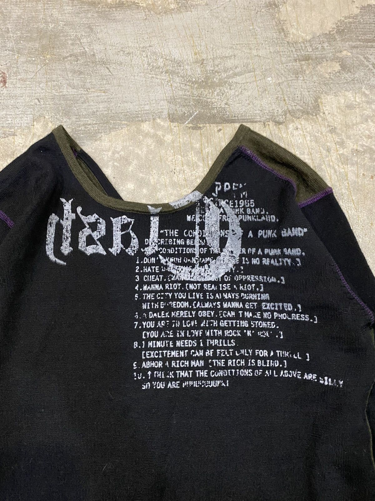 PPFM Anarchy poem wool blend Size US M / EU 48-50 / 2 - 4 Thumbnail