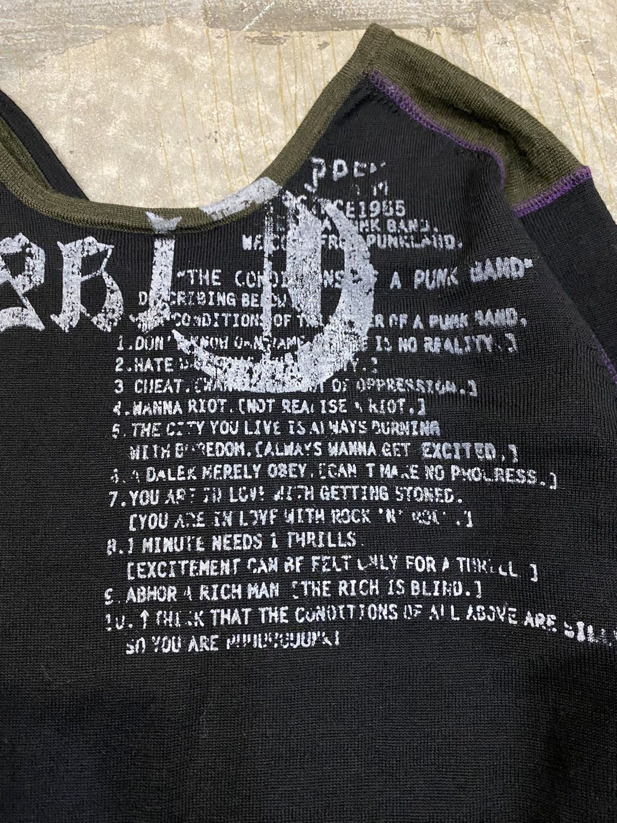 PPFM Anarchy poem wool blend Size US M / EU 48-50 / 2 - 5 Thumbnail