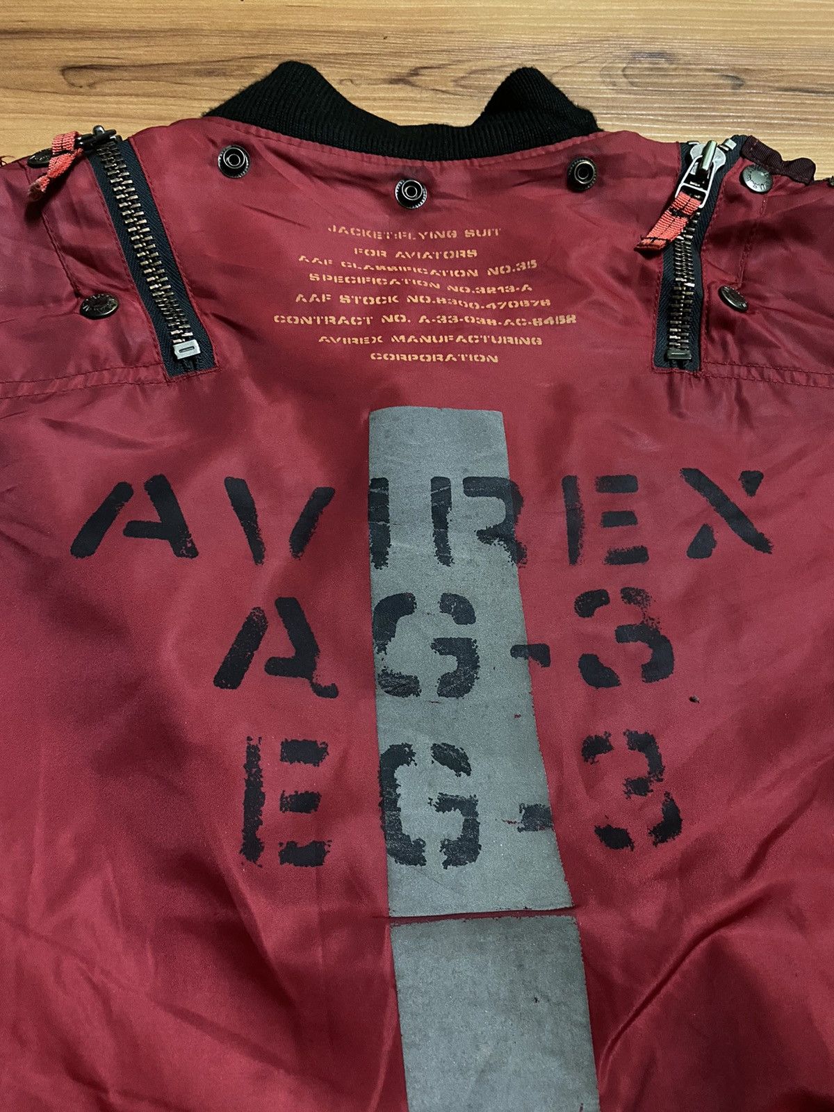 Avirex AVIREX FLIGHT JACKET "Ultra Rare Design" Size US L / EU 52-54 / 3 - 10 Thumbnail
