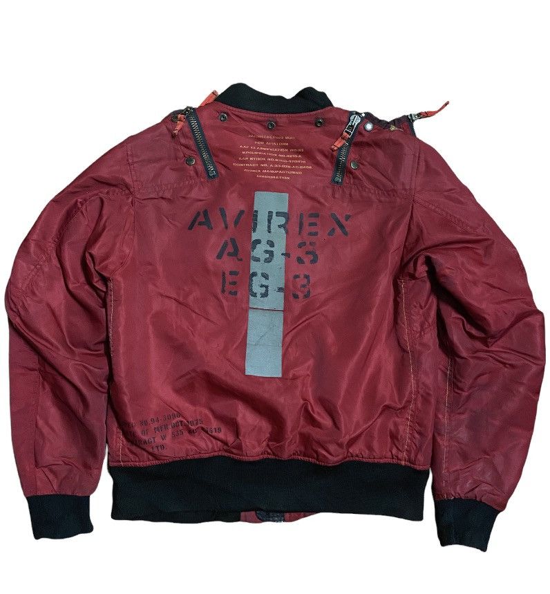Avirex AVIREX FLIGHT JACKET "Ultra Rare Design" Size US L / EU 52-54 / 3 - 3 Thumbnail