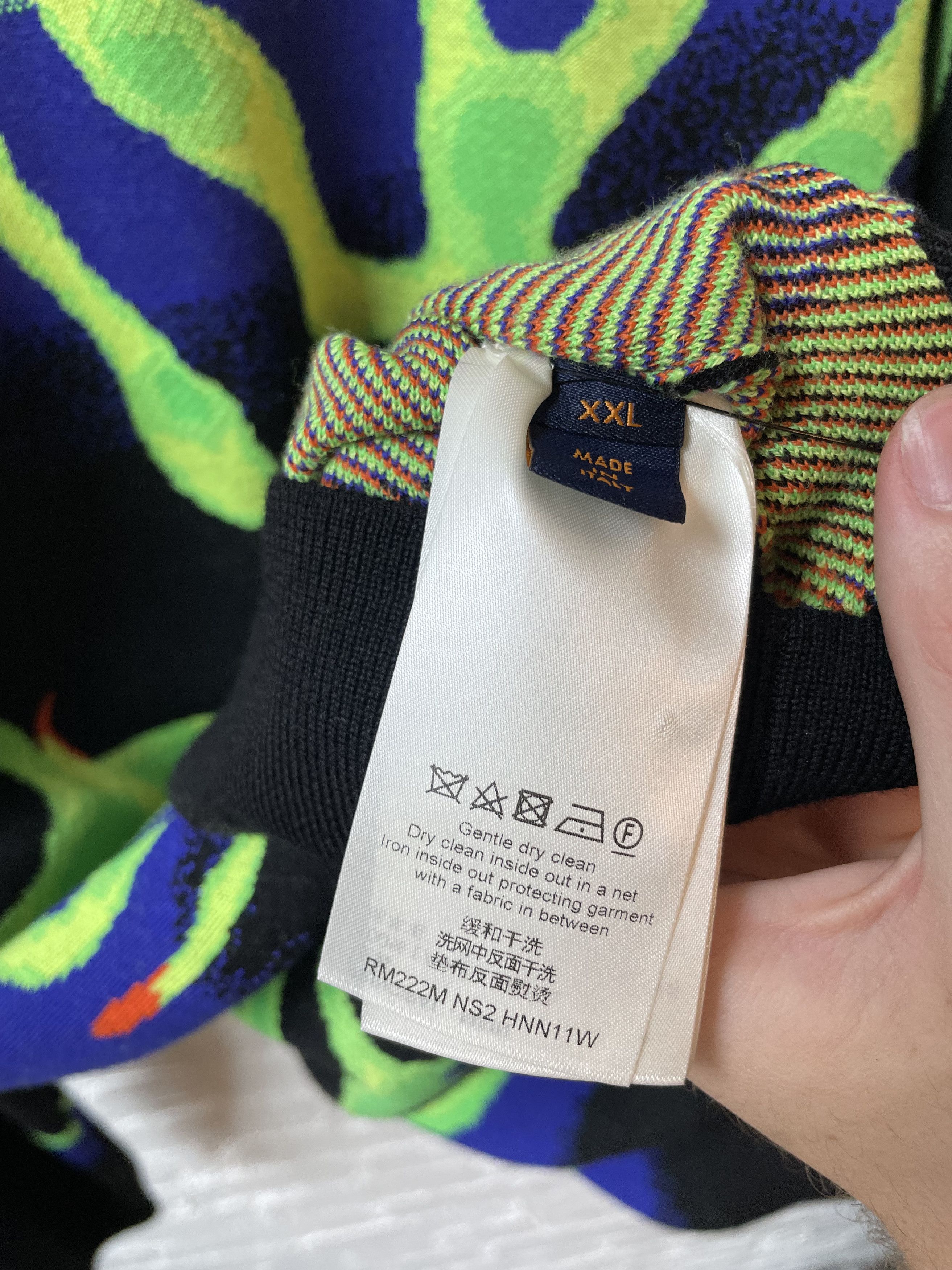 Louis Vuitton LOUIS VUITTON VIRGIL ERA SWEATER Size US XXL / EU 58 / 5 - 2 Thumbnail