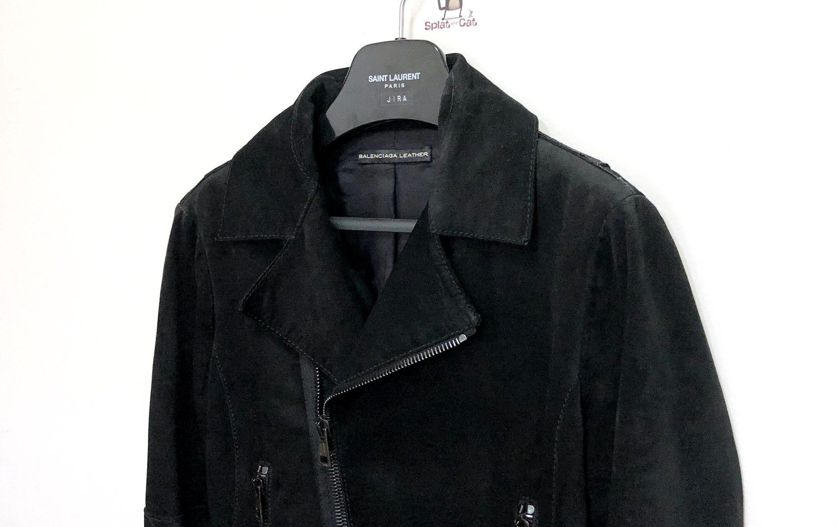 Balenciaga [FINAL DROP] Balenciaga Suede Suede Moto Jacket Size US S / EU 44-46 / 1 - 5 Thumbnail