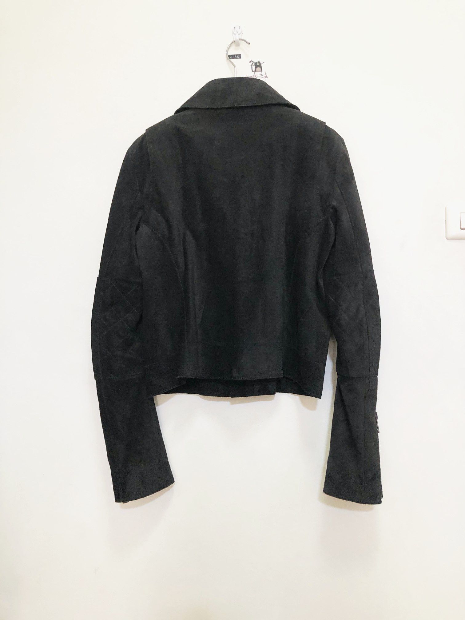 Balenciaga [FINAL DROP] Balenciaga Suede Suede Moto Jacket Size US S / EU 44-46 / 1 - 8 Thumbnail