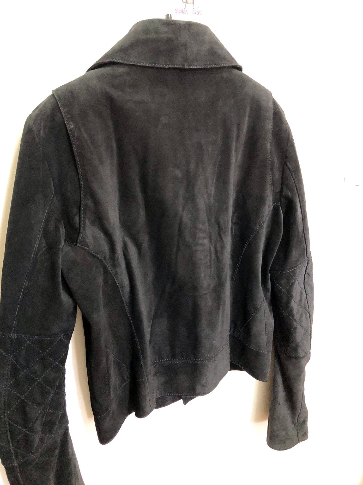 Balenciaga [FINAL DROP] Balenciaga Suede Suede Moto Jacket Size US S / EU 44-46 / 1 - 9 Thumbnail