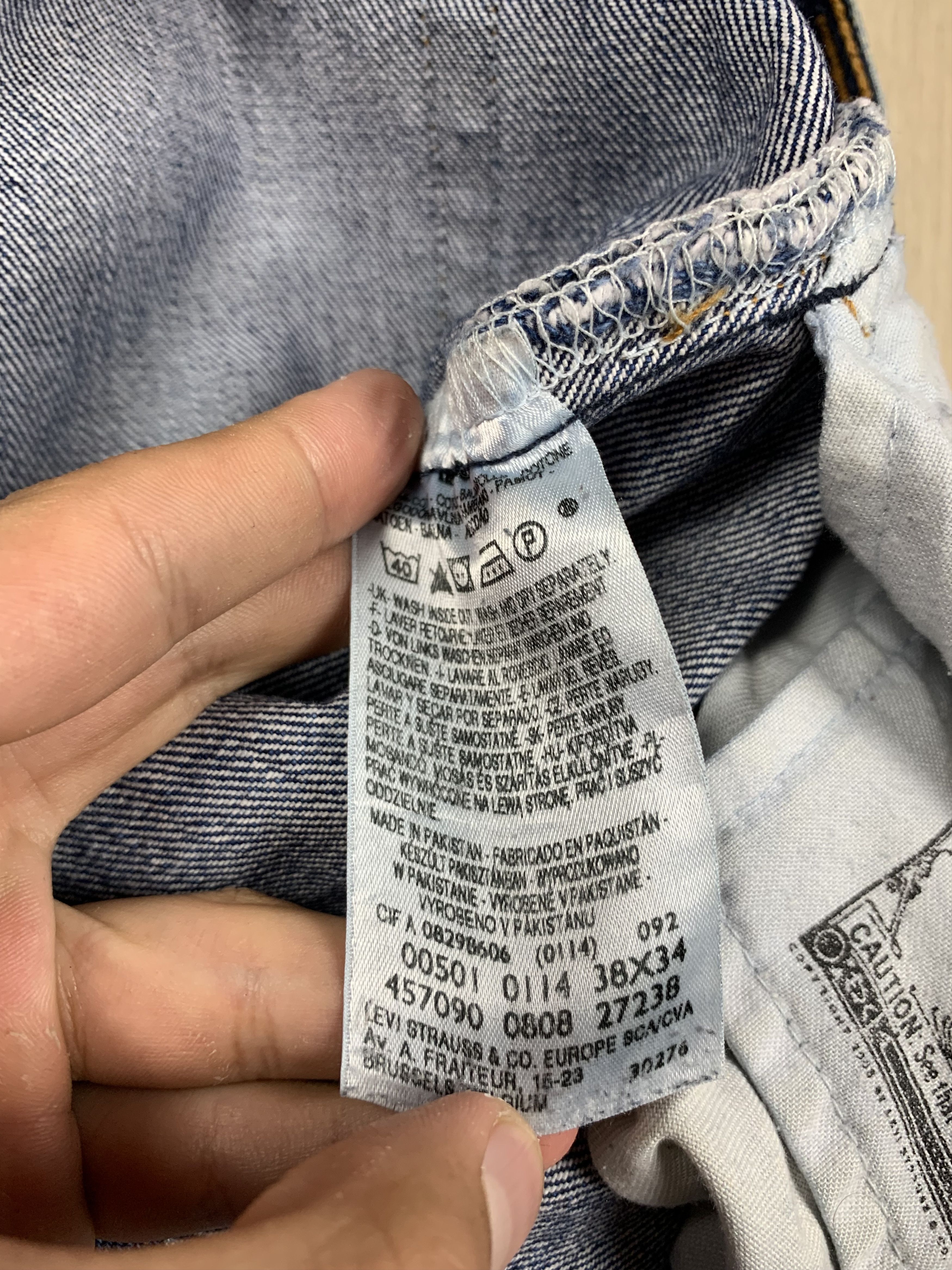 Levi's Levis 501 Vintage Mens Denim Pants Jeans Size US 38 / EU 54 - 9 Thumbnail