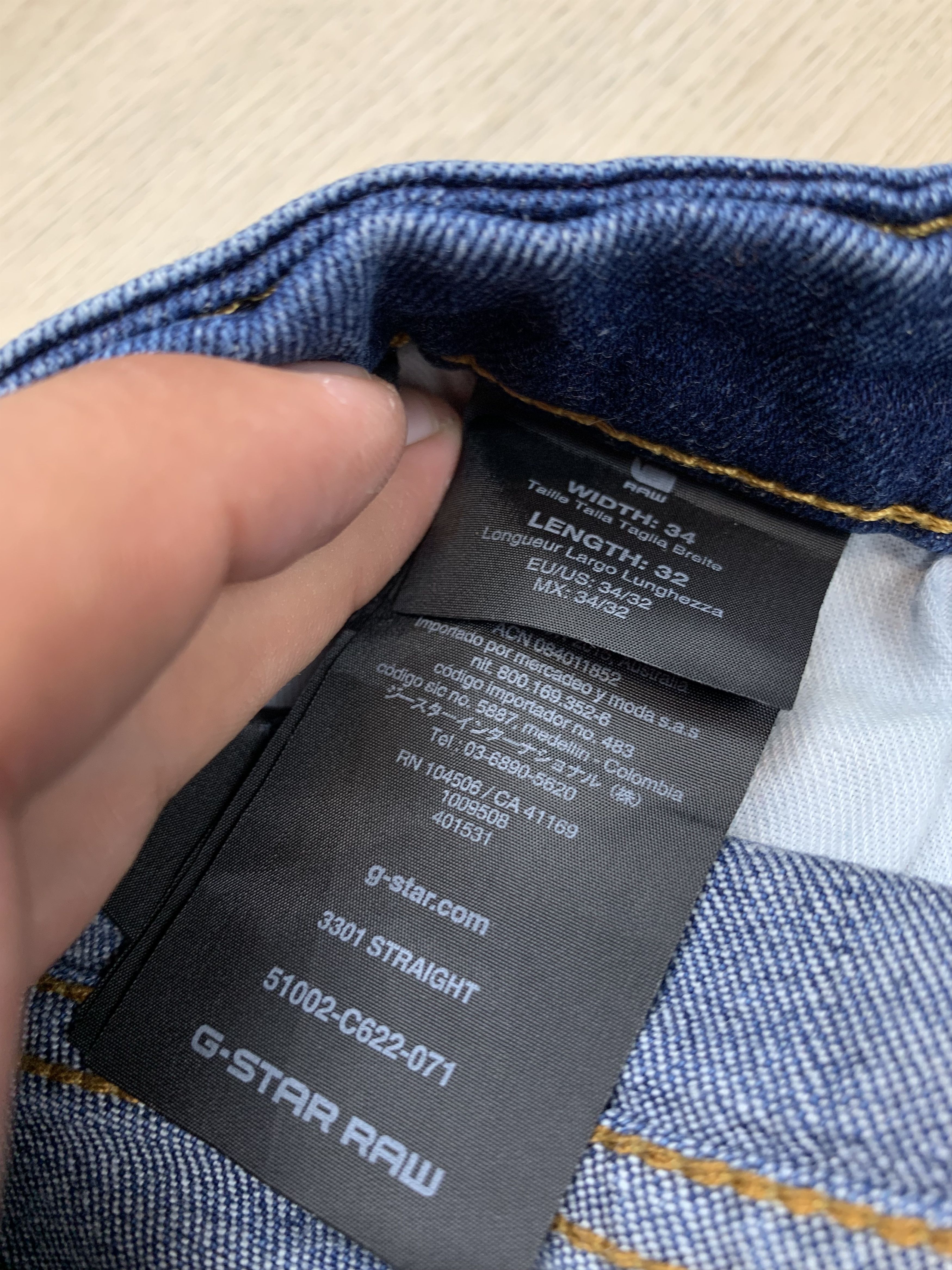 G-Star G Star Raw Vintage Mens Denim Pants Jeans Size US 36 / EU 52 - 6 Thumbnail