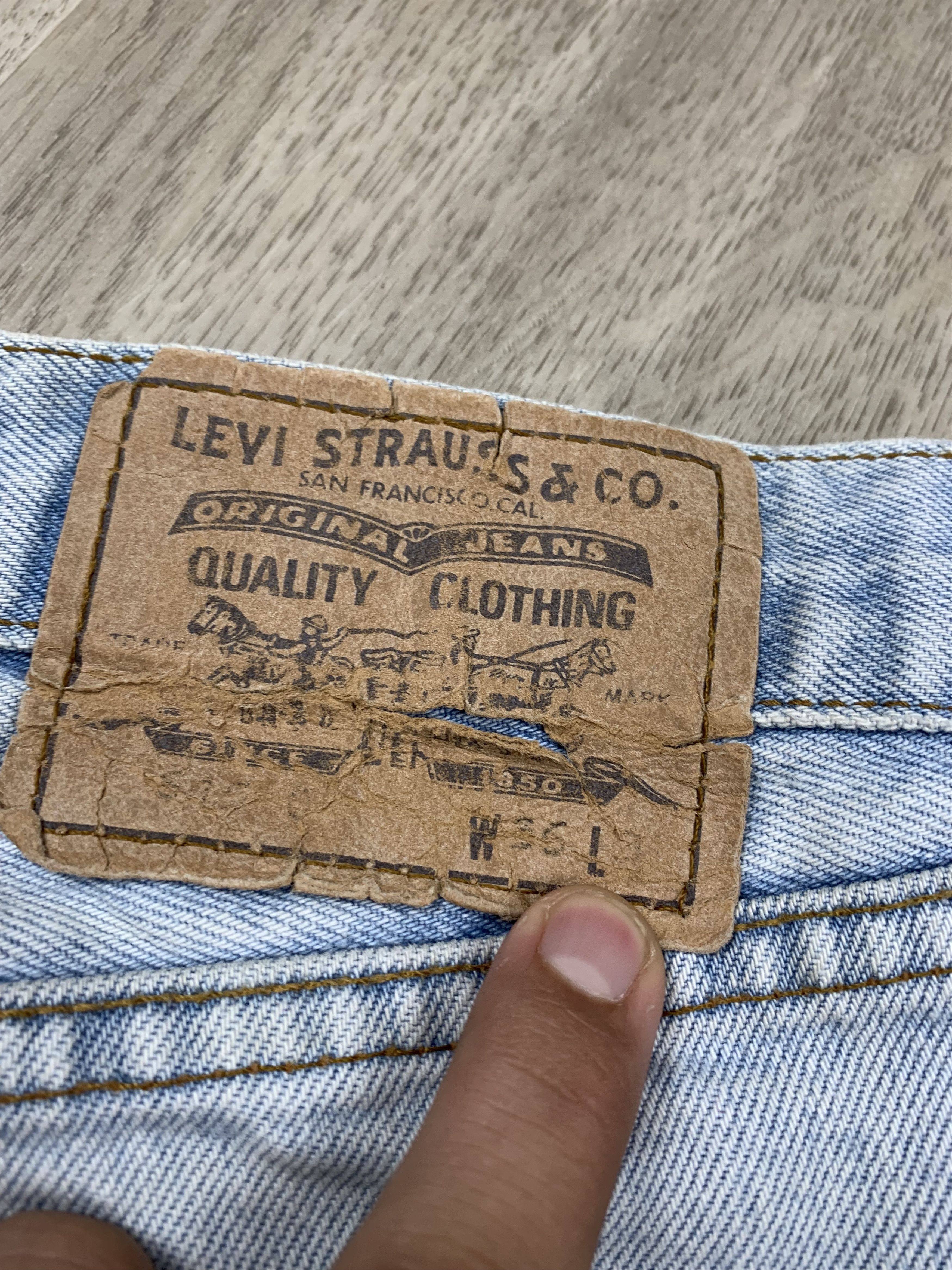 Levi's Levis Vintage Mens Denim Pants Jeans Size US 36 / EU 52 - 3 Thumbnail
