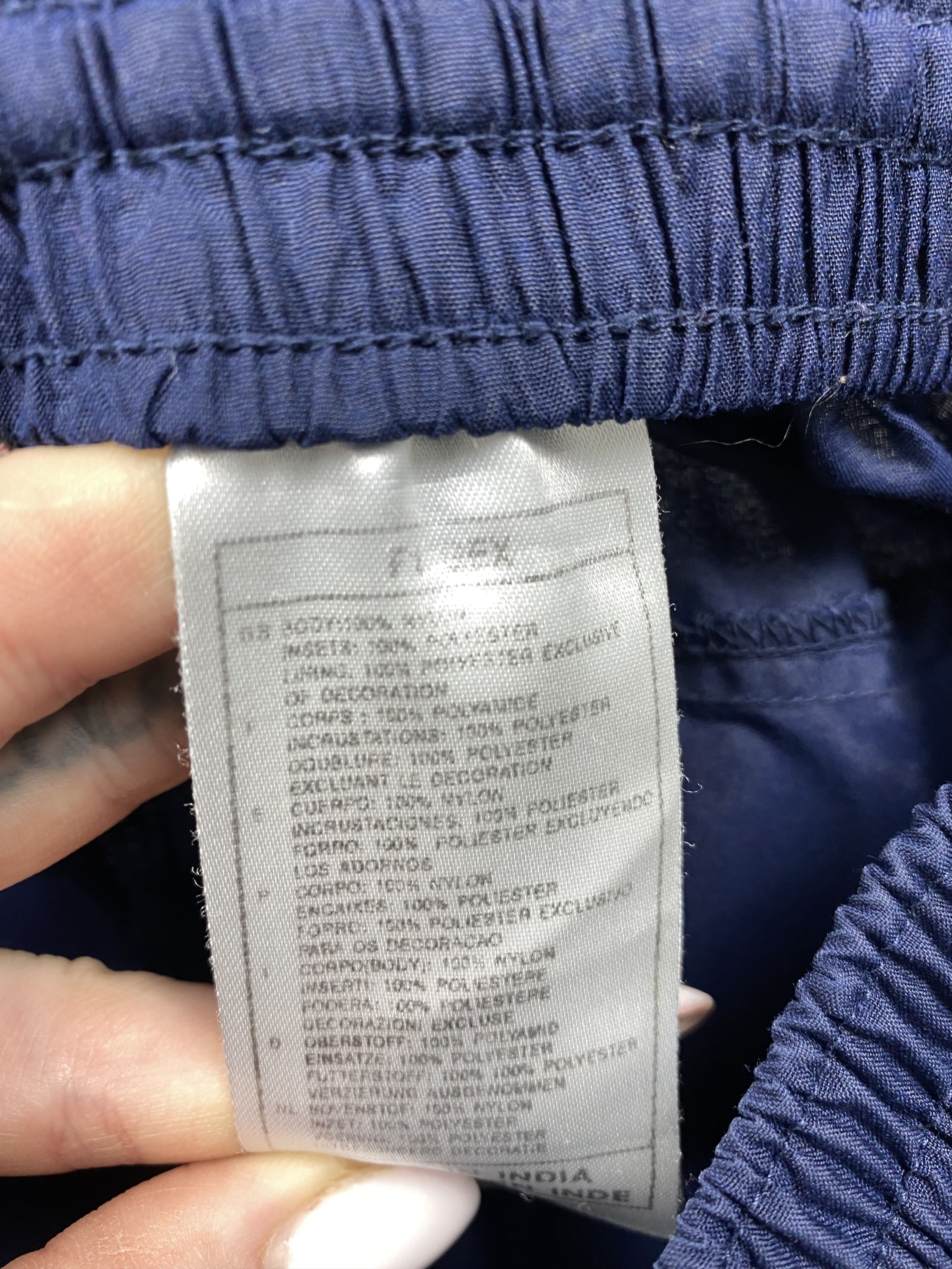 Nike × Vintage Nike Vintage Mens Nylon Pants Y2K Drill style Size US 34 / EU 50 - 7 Thumbnail