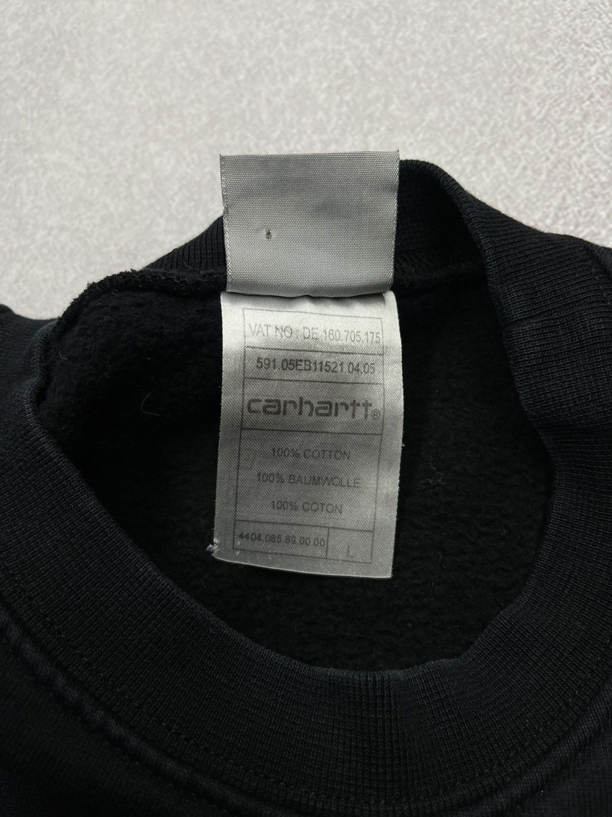 Vintage Carhartt Sweatshirt Black Streetwear size L