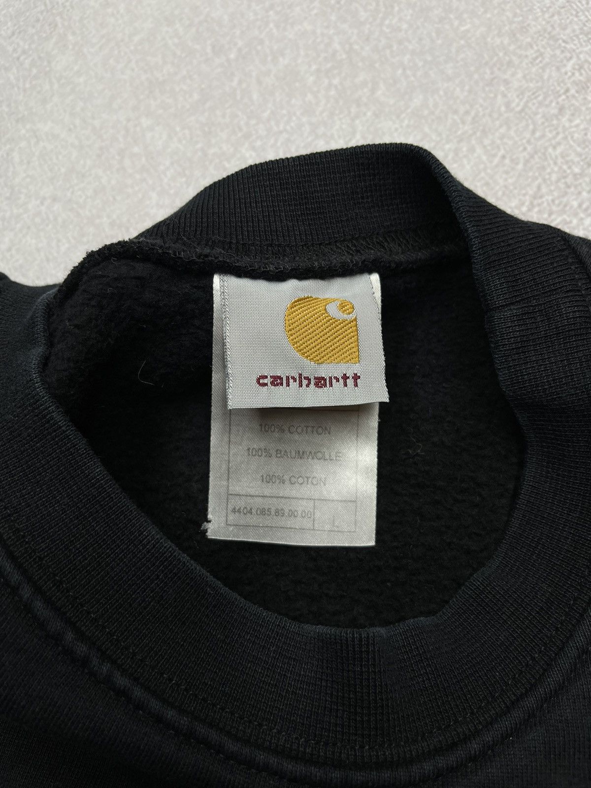 Vintage Carhartt Sweatshirt Black Streetwear size L