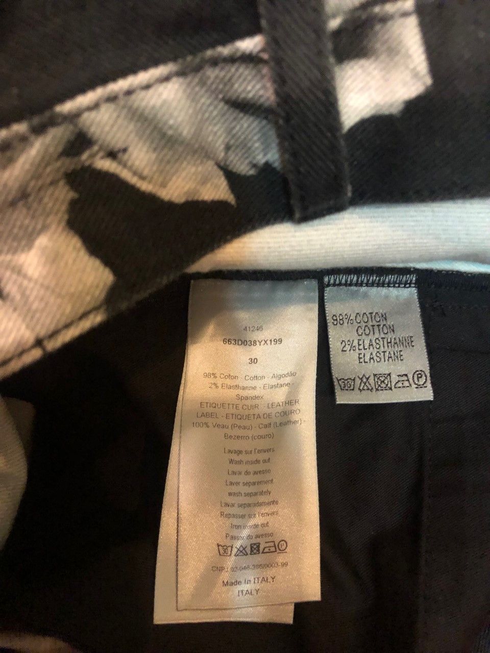 Dior Dior Homme AW 2016 Roses Printed Jeans Size US 30 / EU 46 - 11 Thumbnail