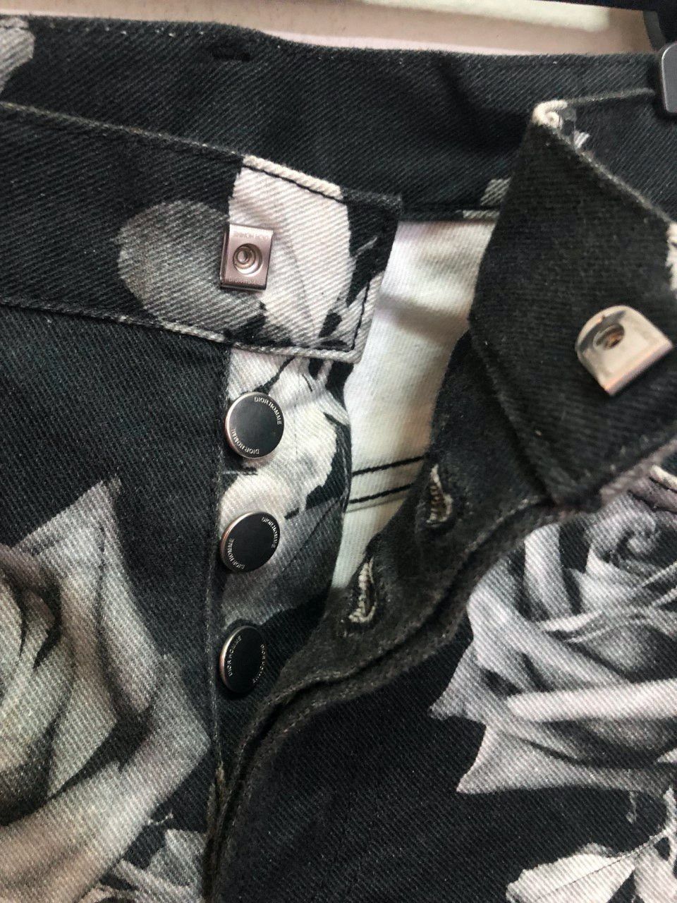 Dior Dior Homme AW 2016 Roses Printed Jeans Size US 30 / EU 46 - 8 Thumbnail