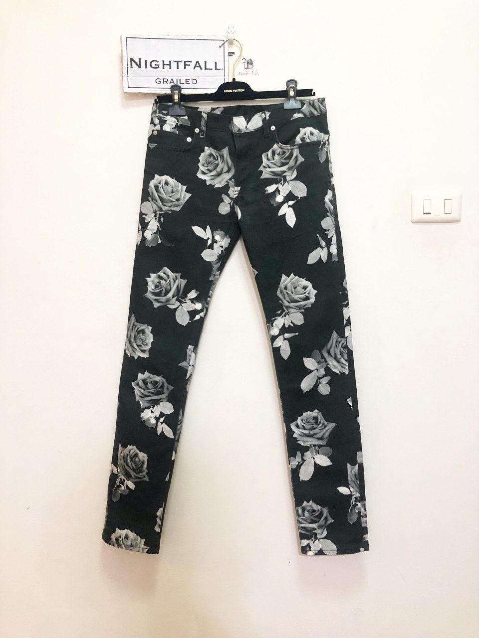 Dior Dior Homme AW 2016 Roses Printed Jeans Size US 30 / EU 46 - 2 Thumbnail