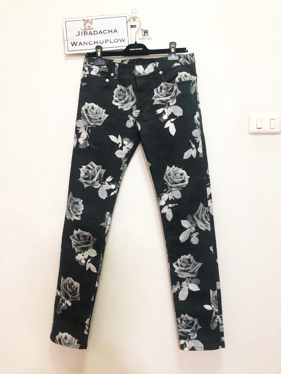 Dior Dior Homme AW 2016 Roses Printed Jeans Size US 30 / EU 46 - 3 Thumbnail