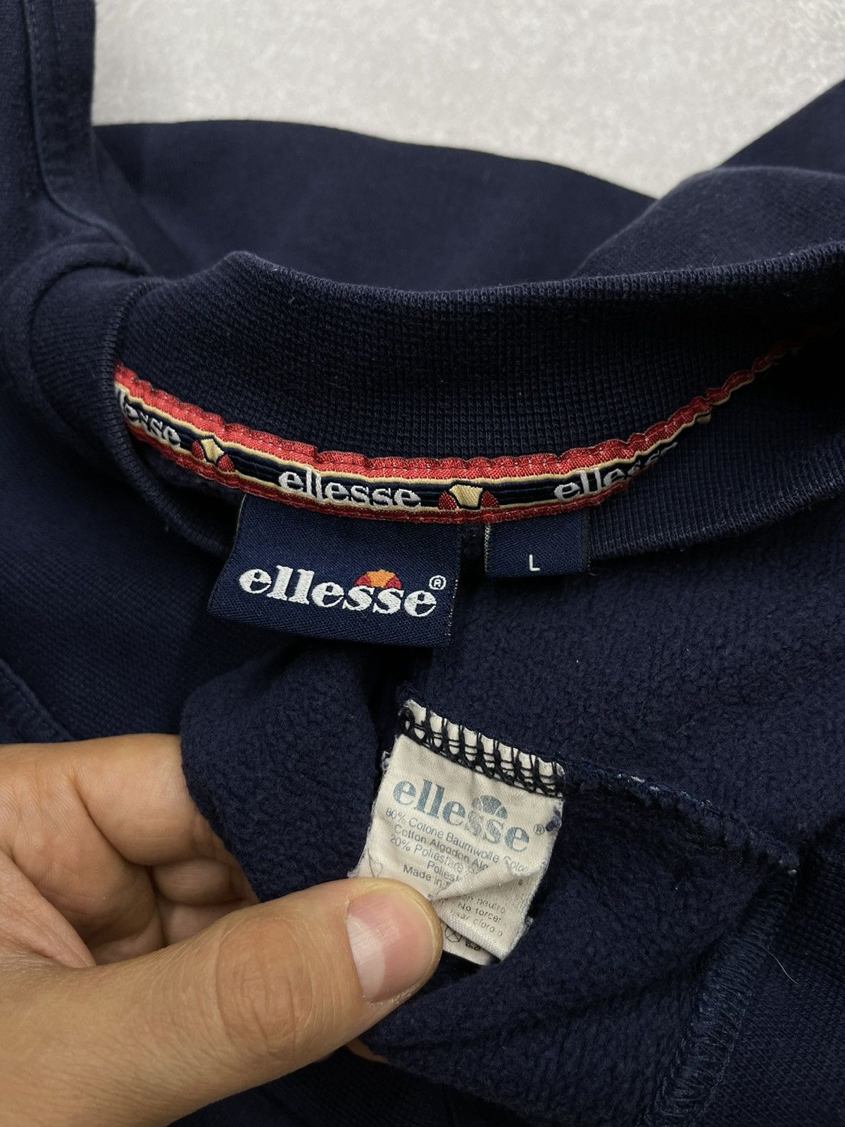 Ellesse Vintage Ellesse Sweatshirt Big Logo Y2K size L Size US L / EU 52-54 / 3 - 6 Thumbnail