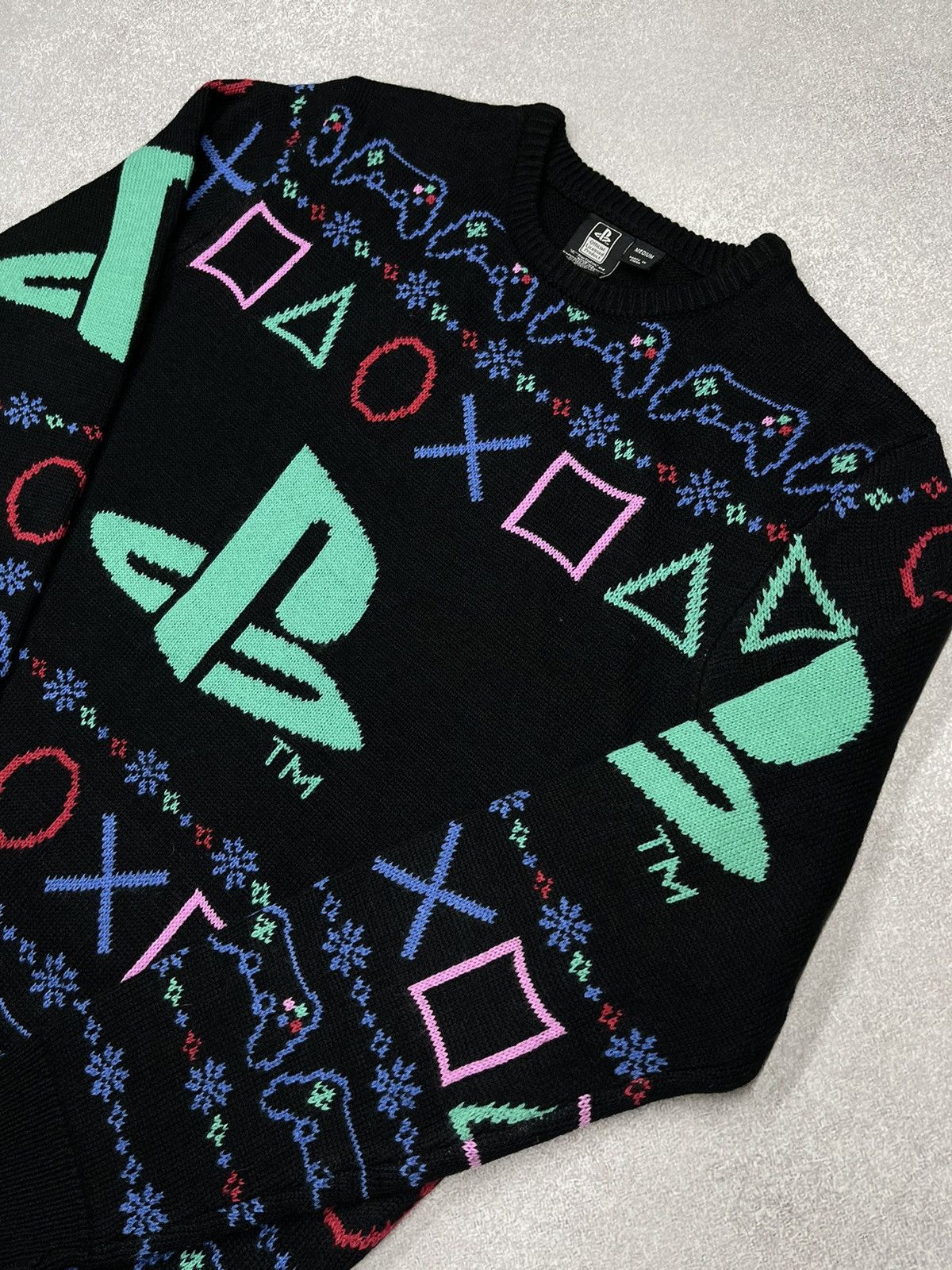 Playstation PlayStation Sweater Multilogo PSP Game Boy Dandy Sega Size US M / EU 48-50 / 2 - 2 Thumbnail