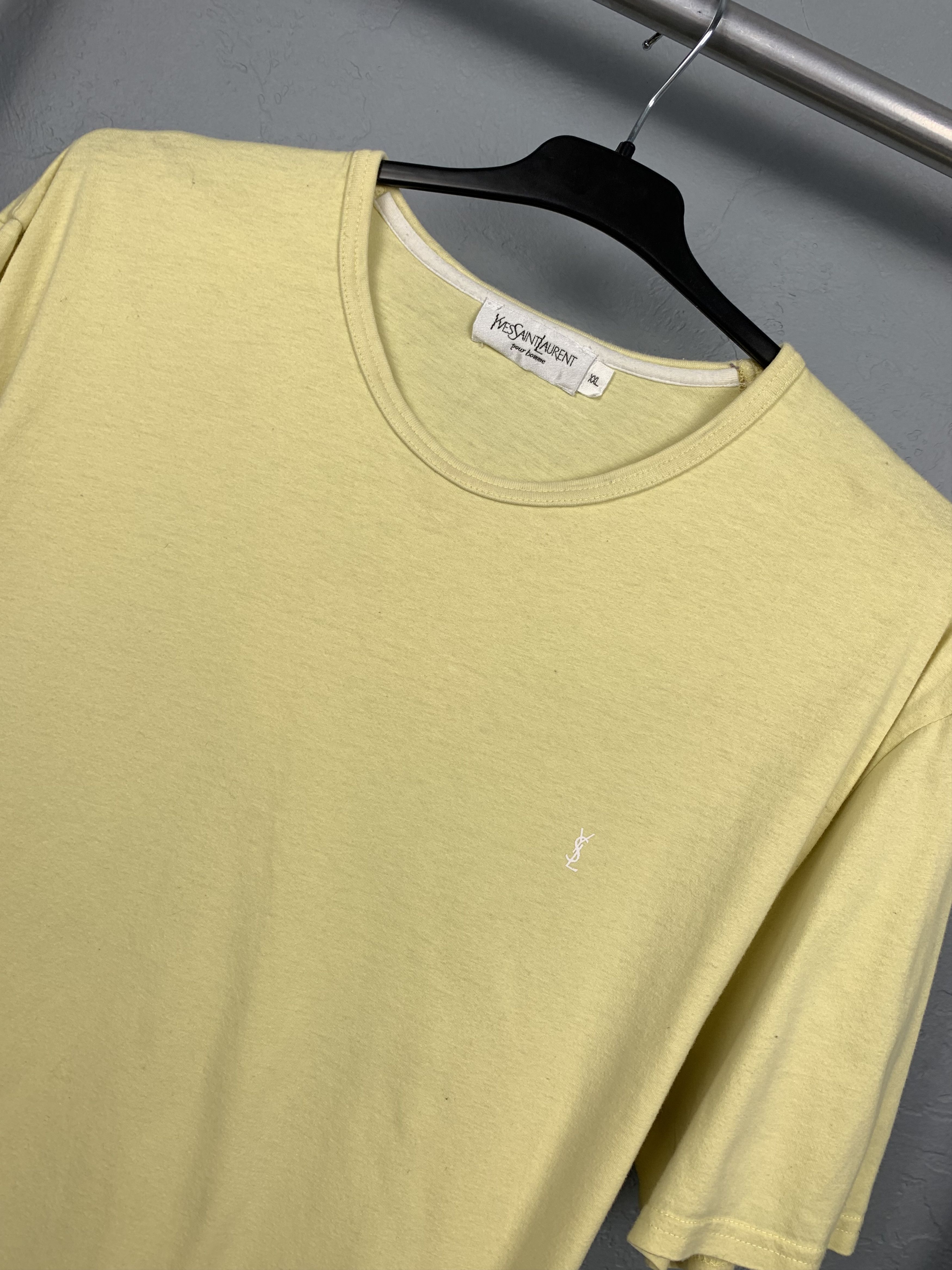 Yves Saint Laurent Yves Saint Laurent YSL Mens T-Shirt Tee Size US L / EU 52-54 / 3 - 2 Thumbnail