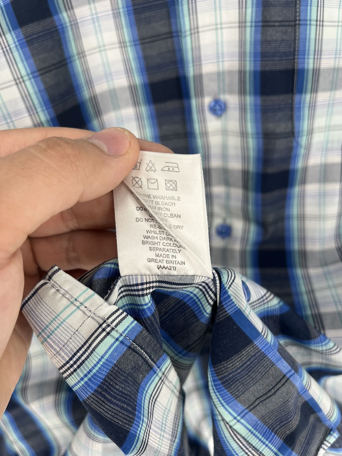 Burberry × Vintage Burberry London Shirt Long Sleeve Vintage Rare Log Size US S / EU 44-46 / 1 - 9 Thumbnail