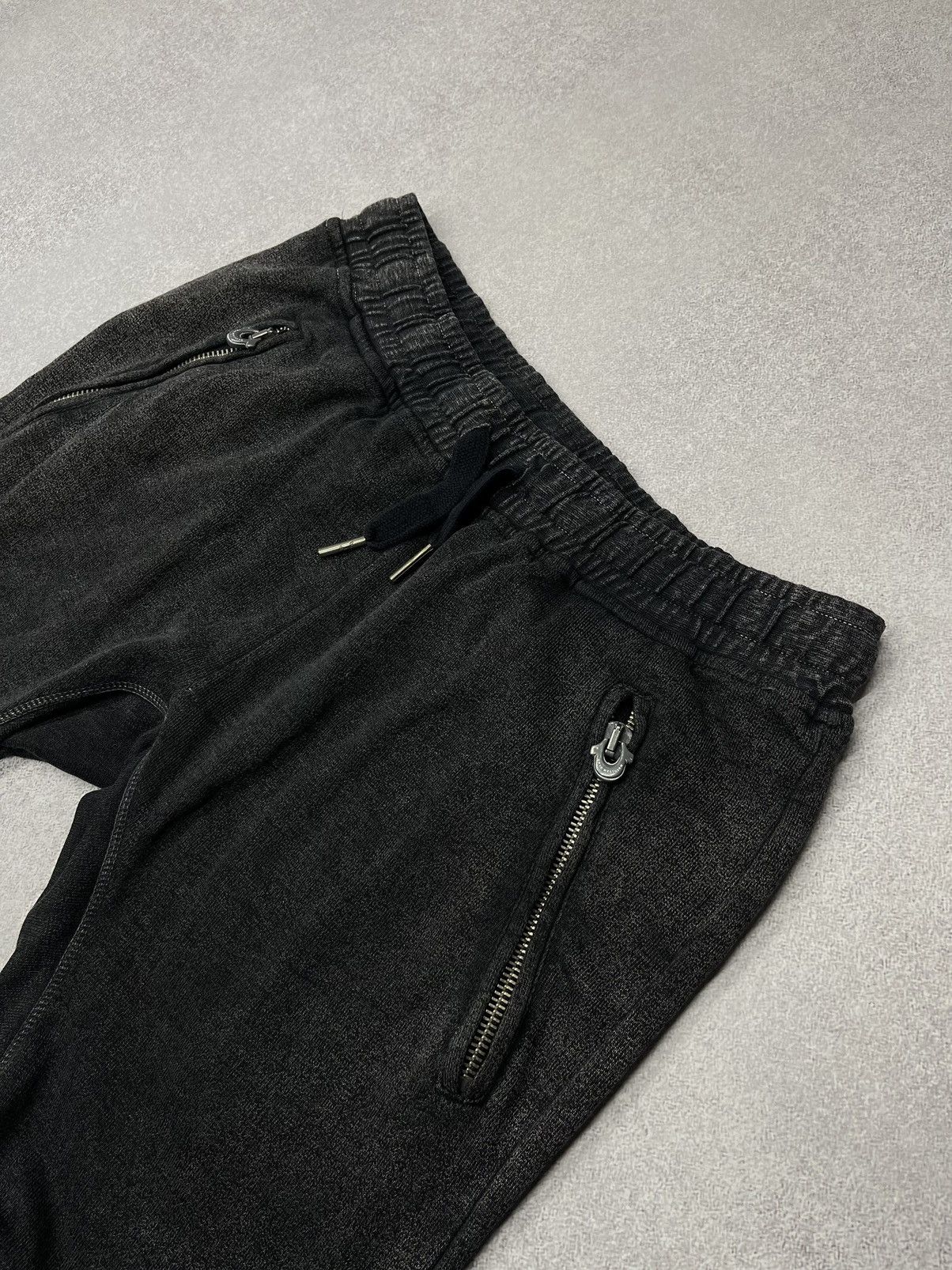 True Religion Mens True Religion Zip Pants Sweatpants Gray Size US 34 / EU 50 - 3 Thumbnail