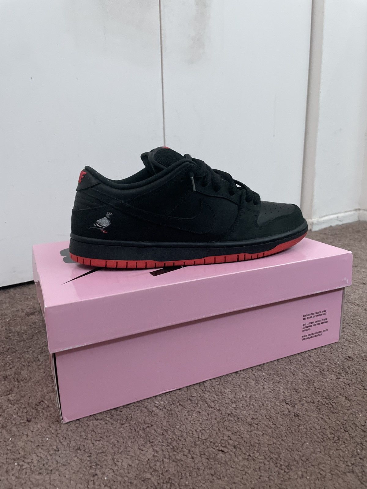 Nike Nike SB Dunk Low Black Pigeon Jeff Staple | Grailed