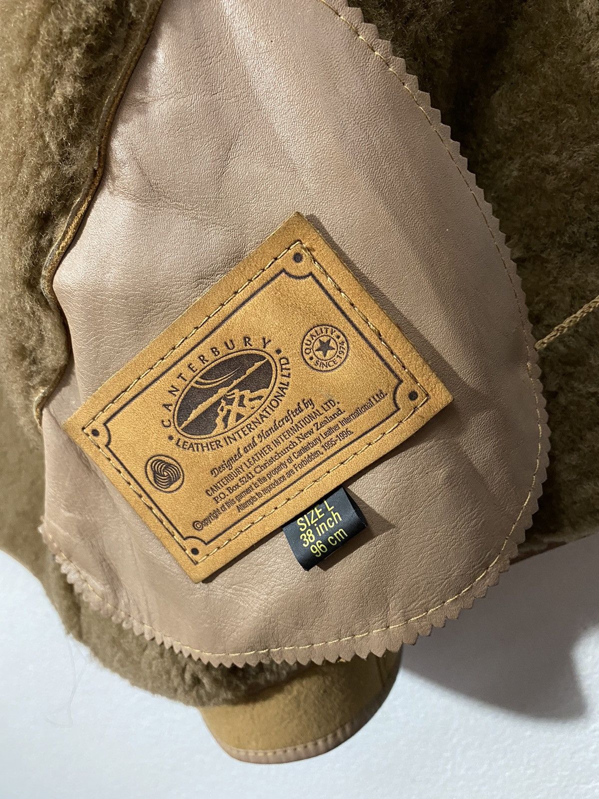 Canterbury of New Zealand × Japanese Brand Canterbury suede leather jacket Size US L / EU 52-54 / 3 - 13 Thumbnail