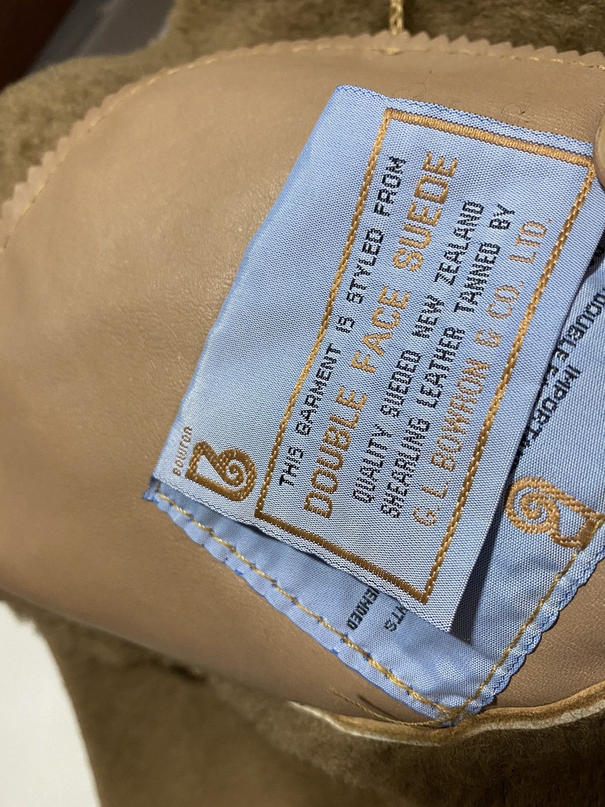 Canterbury of New Zealand × Japanese Brand Canterbury suede leather jacket Size US L / EU 52-54 / 3 - 15 Thumbnail