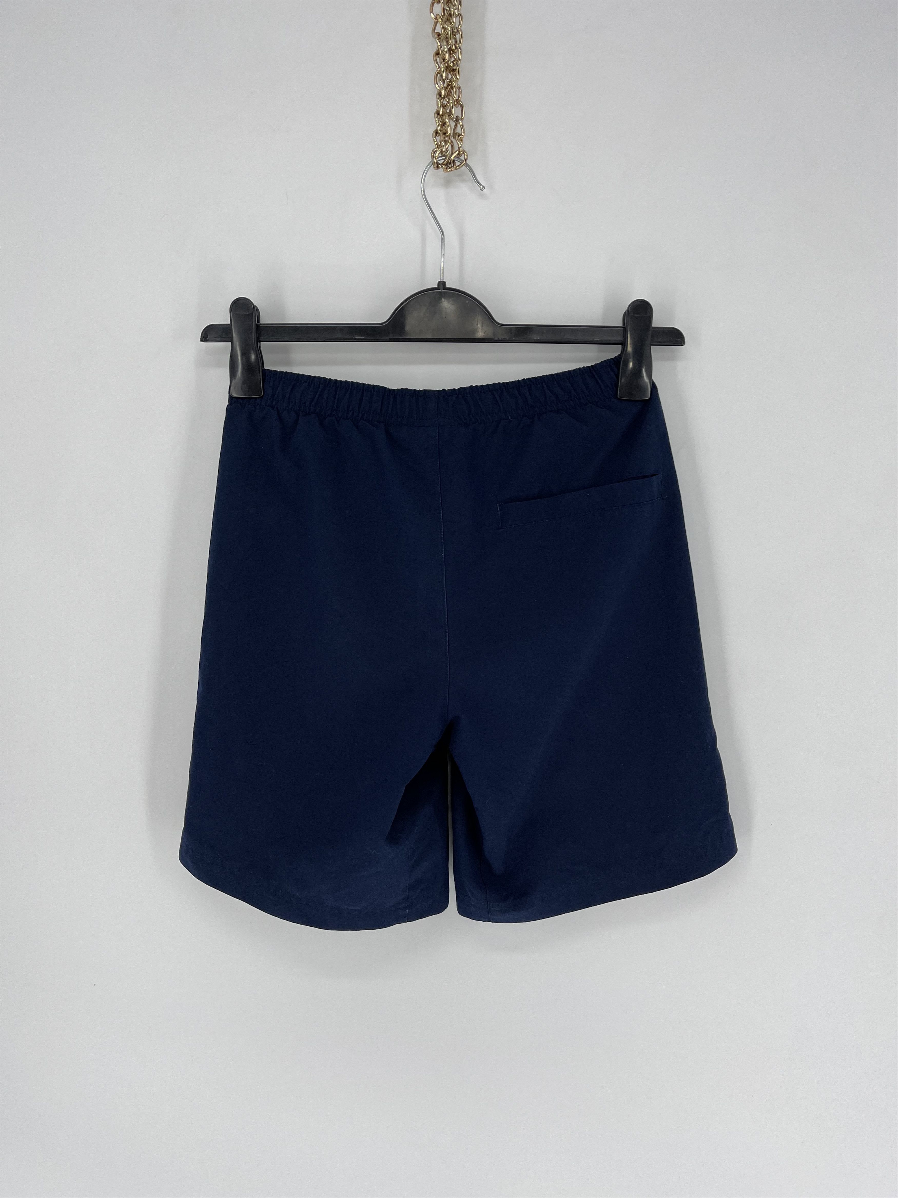 Nike 90s Vintage Nike Black Nylon Mini Swoosh Shorts Travis Style Size US 32 / EU 48 - 9 Thumbnail