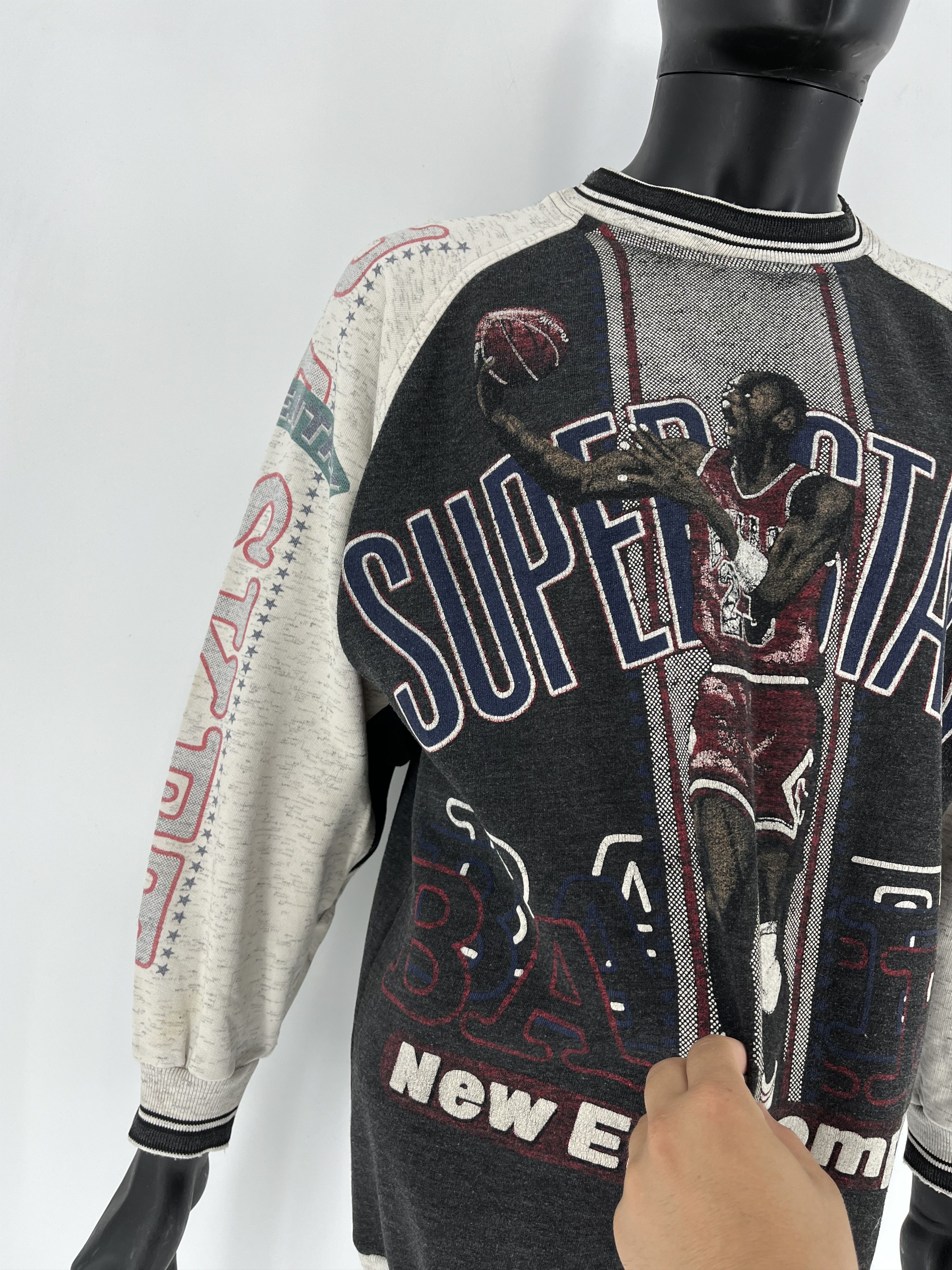 NBA Vintage 90s Superstars Jordan 23 NBA legend overprint Size US L / EU 52-54 / 3 - 6 Thumbnail