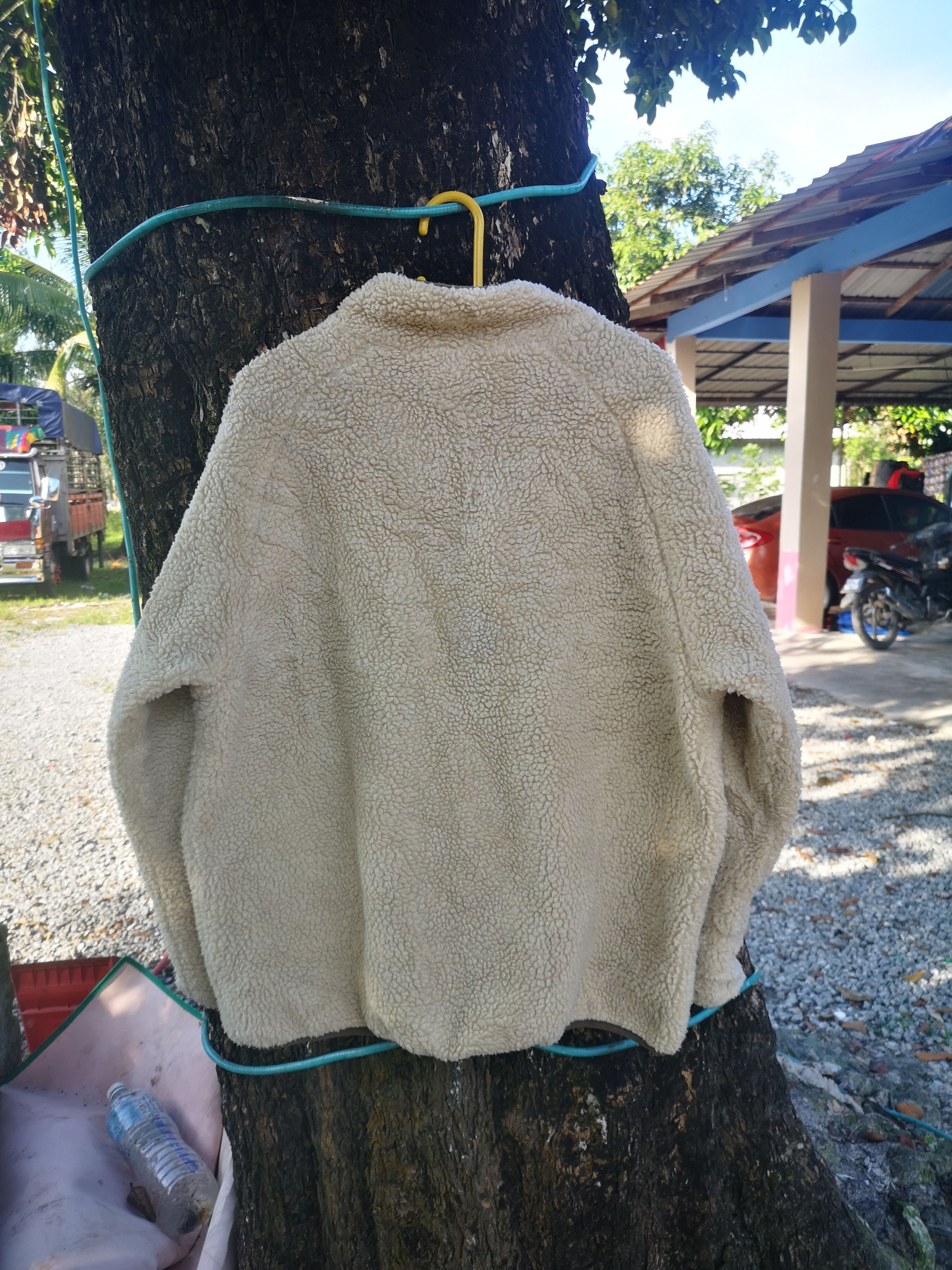 Japanese Brand Reversible Sherpa Fleece @ Zipper Jacket Size US L / EU 52-54 / 3 - 2 Thumbnail