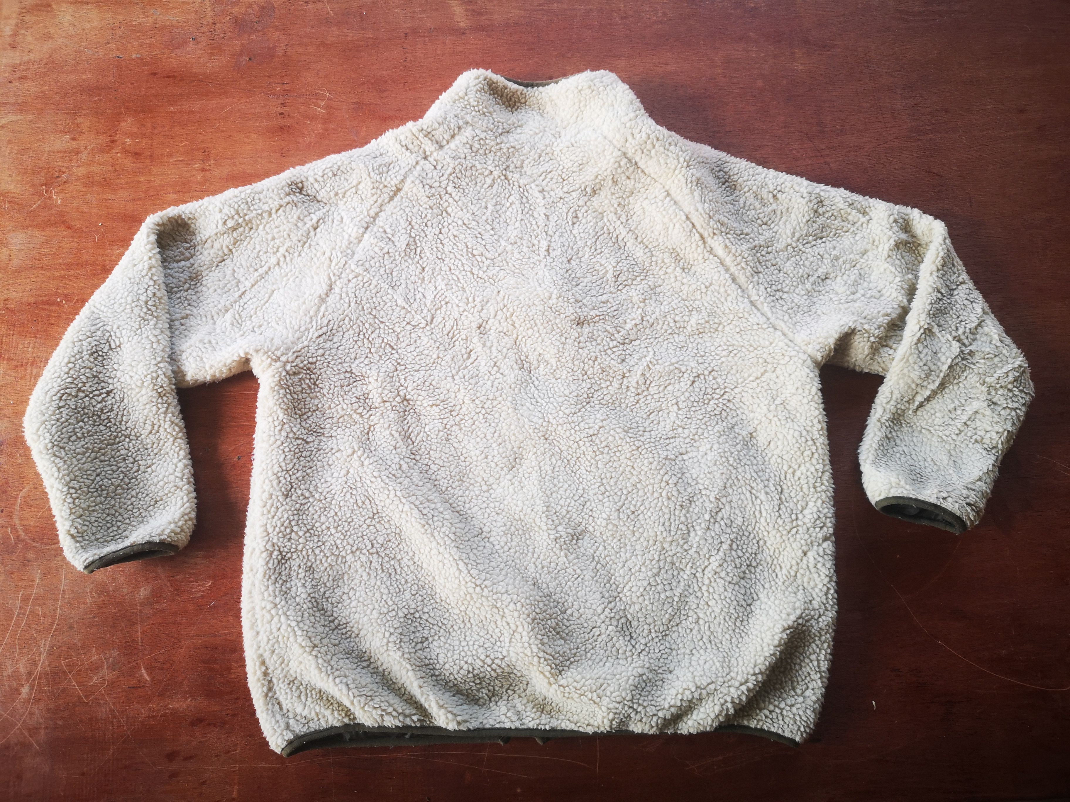 Japanese Brand Reversible Sherpa Fleece @ Zipper Jacket Size US L / EU 52-54 / 3 - 4 Thumbnail