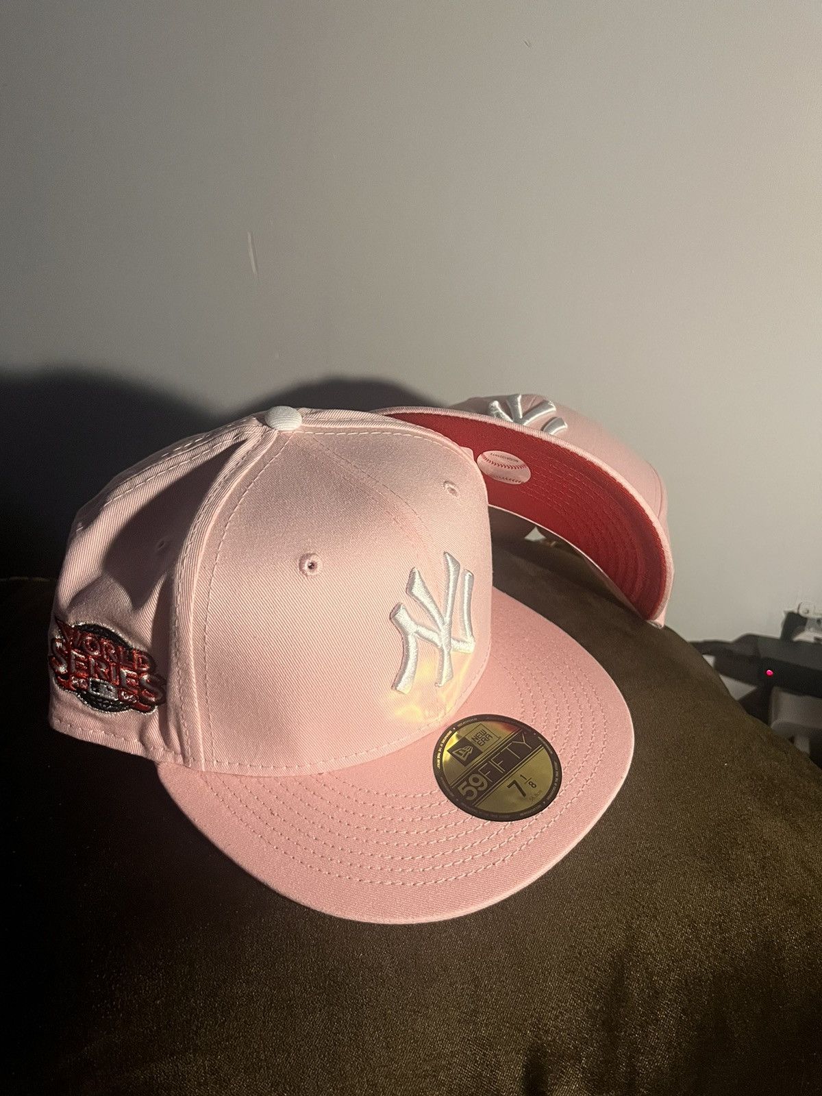 New Era 7 1/8 Hat Club Yankees 2009 World Series Strawberry Jam Size ONE SIZE - 5 Thumbnail