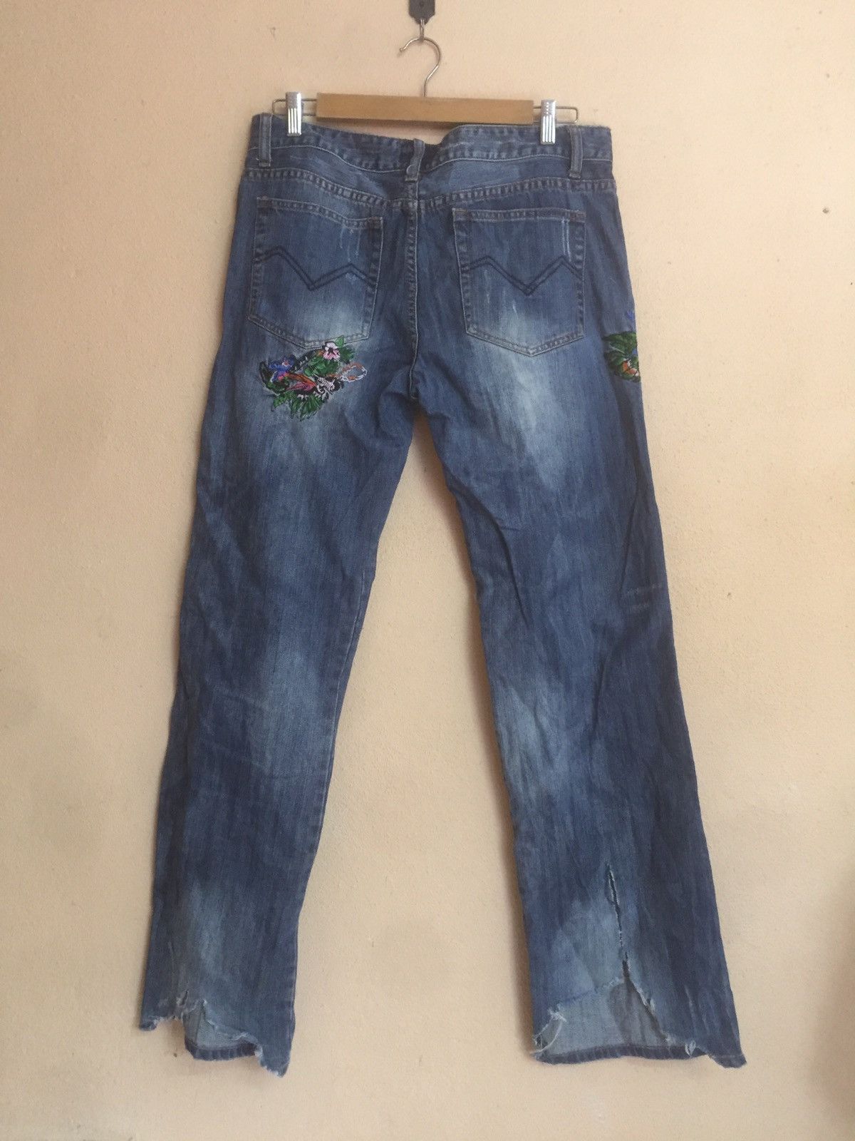 If Six Was Nine Rare distressed denim women pandora style by japanese Size US 34 / EU 50 - 4 Thumbnail