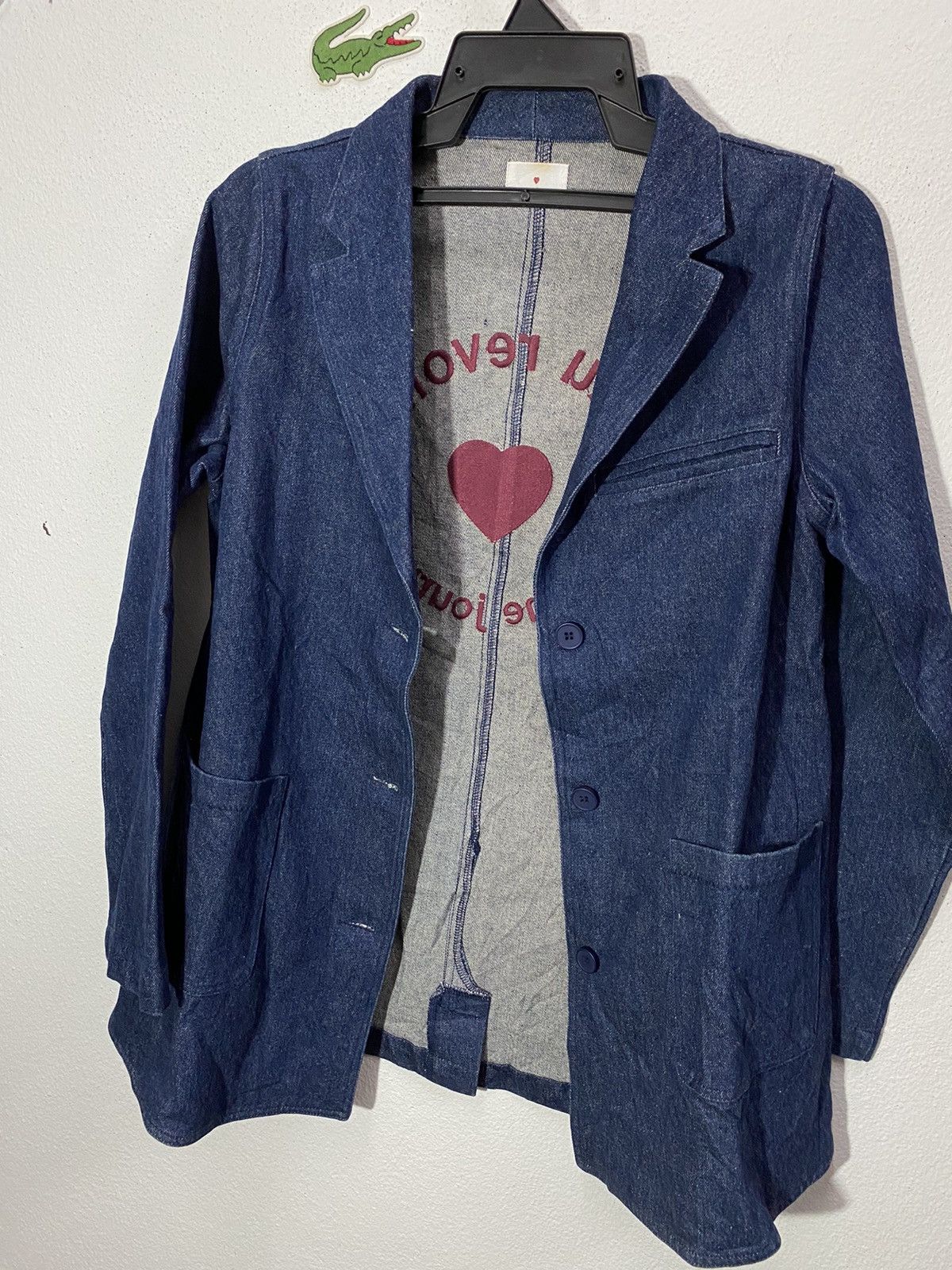 Designer × Japanese Brand merry jenny denim emboired jacket Size US S / EU 44-46 / 1 - 7 Thumbnail