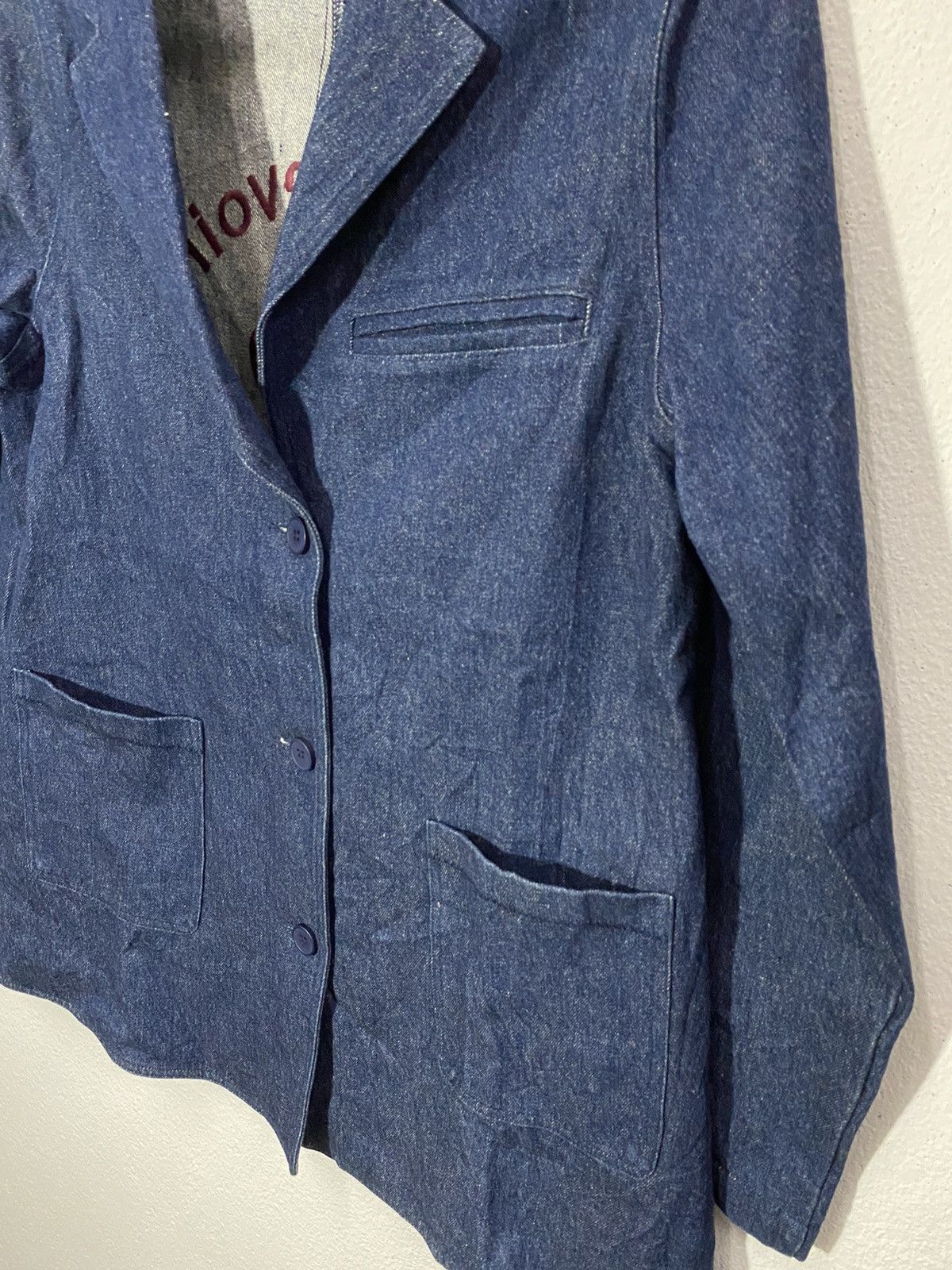 Designer × Japanese Brand merry jenny denim emboired jacket Size US S / EU 44-46 / 1 - 4 Thumbnail