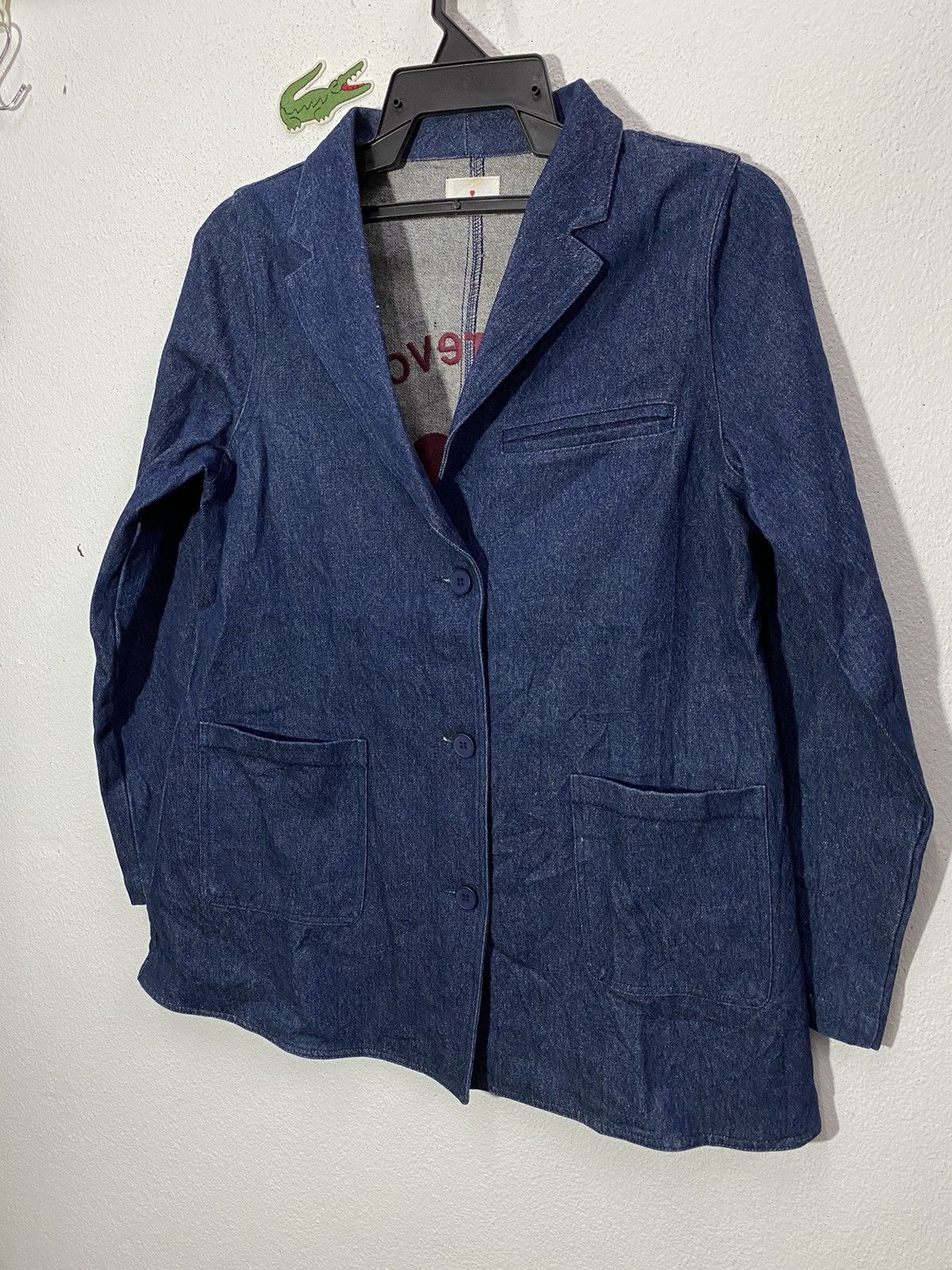 Designer × Japanese Brand merry jenny denim emboired jacket Size US S / EU 44-46 / 1 - 3 Thumbnail