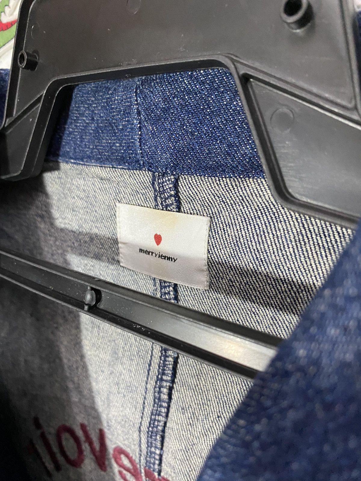 Designer × Japanese Brand merry jenny denim emboired jacket Size US S / EU 44-46 / 1 - 9 Thumbnail